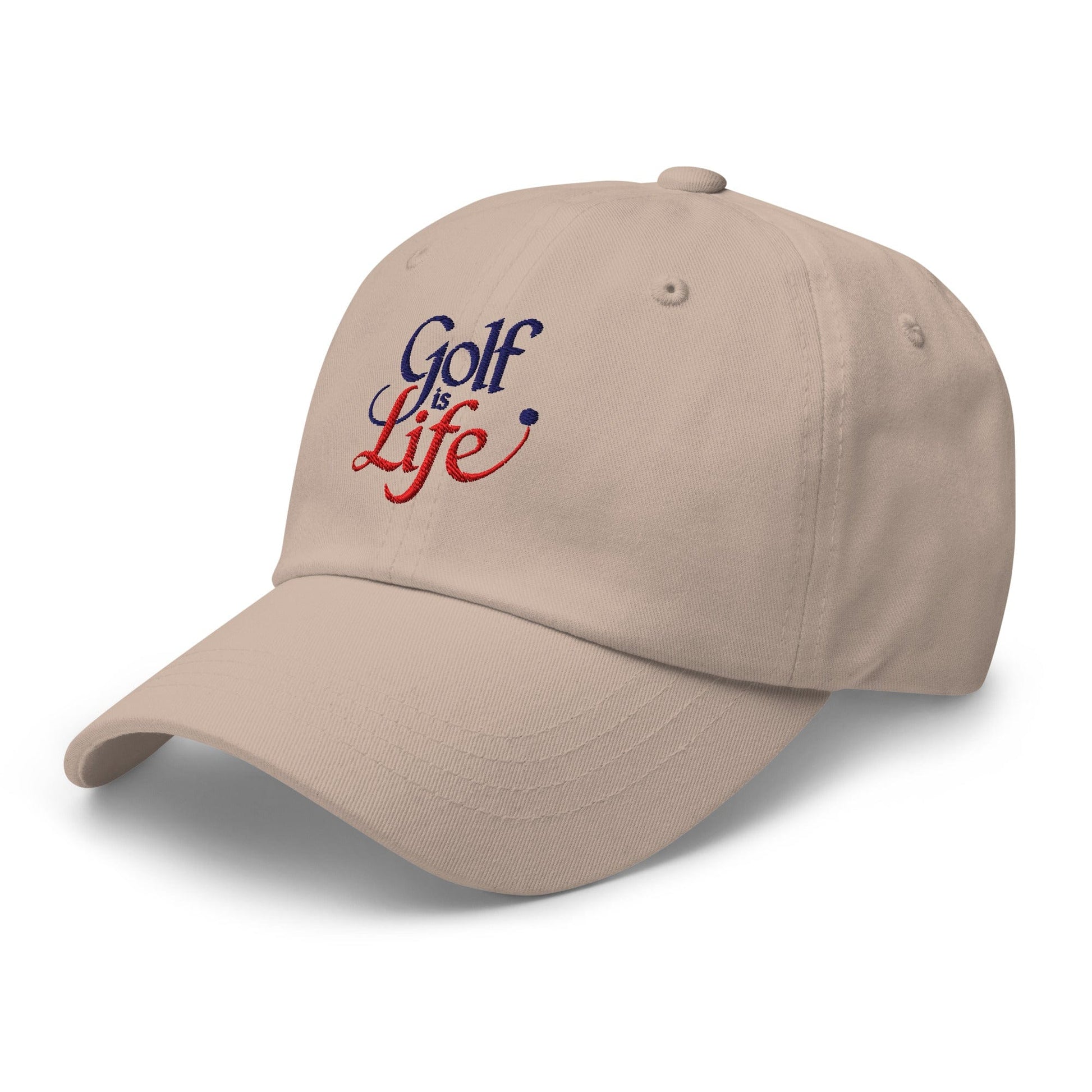 Golf is Life Embroidered Golf Cap - Funny Golf Tee by Swing Epic