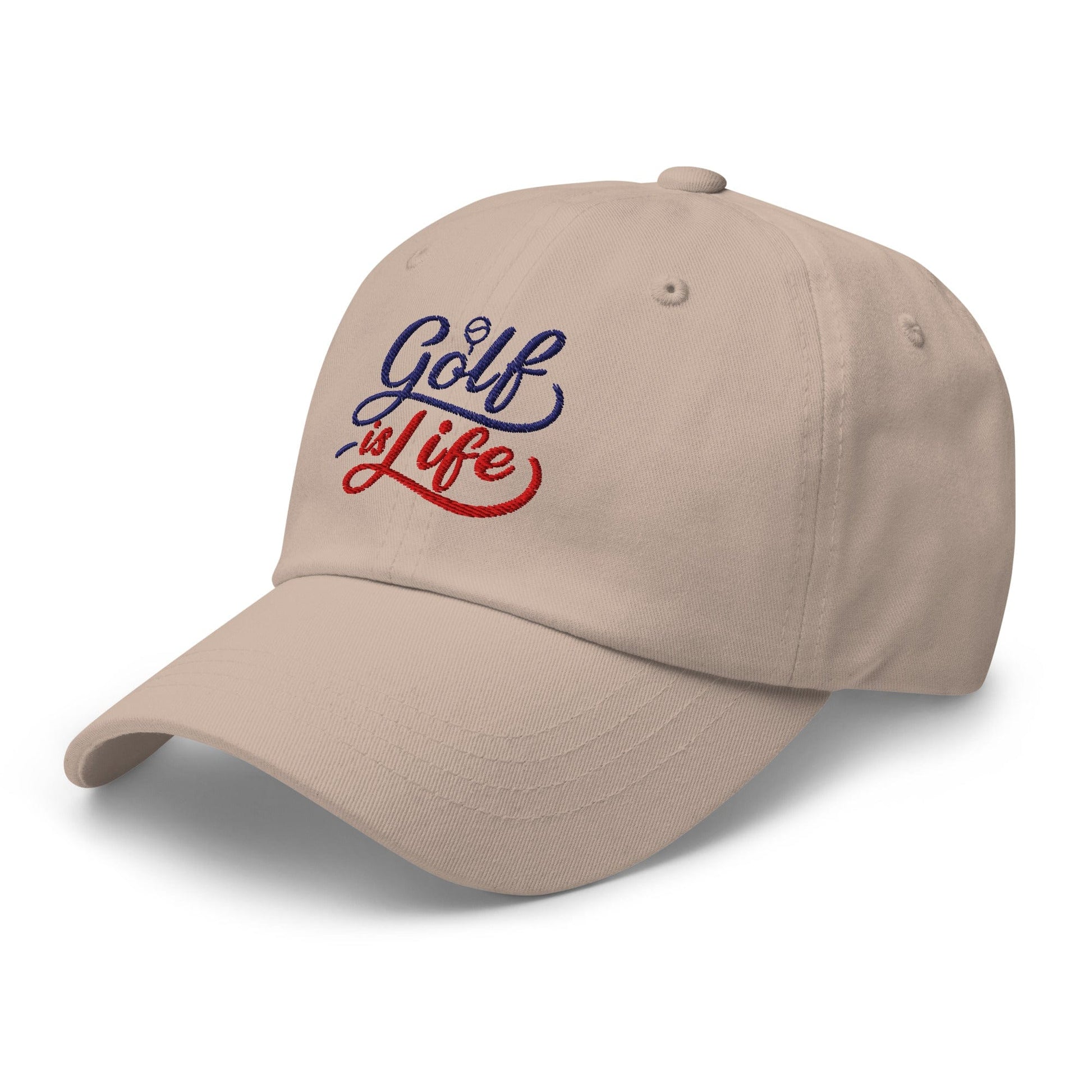 Golf is Life Embroidered Golf Cap - Funny Golf Tee by Swing Epic