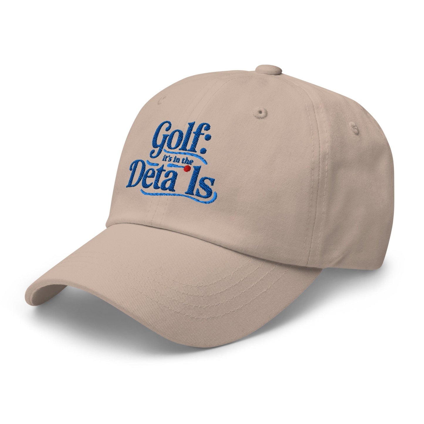 Golf It's In The Details Quirky Engaging Embroidered Golf Cap - Funny Golf Tee by Swing Epic