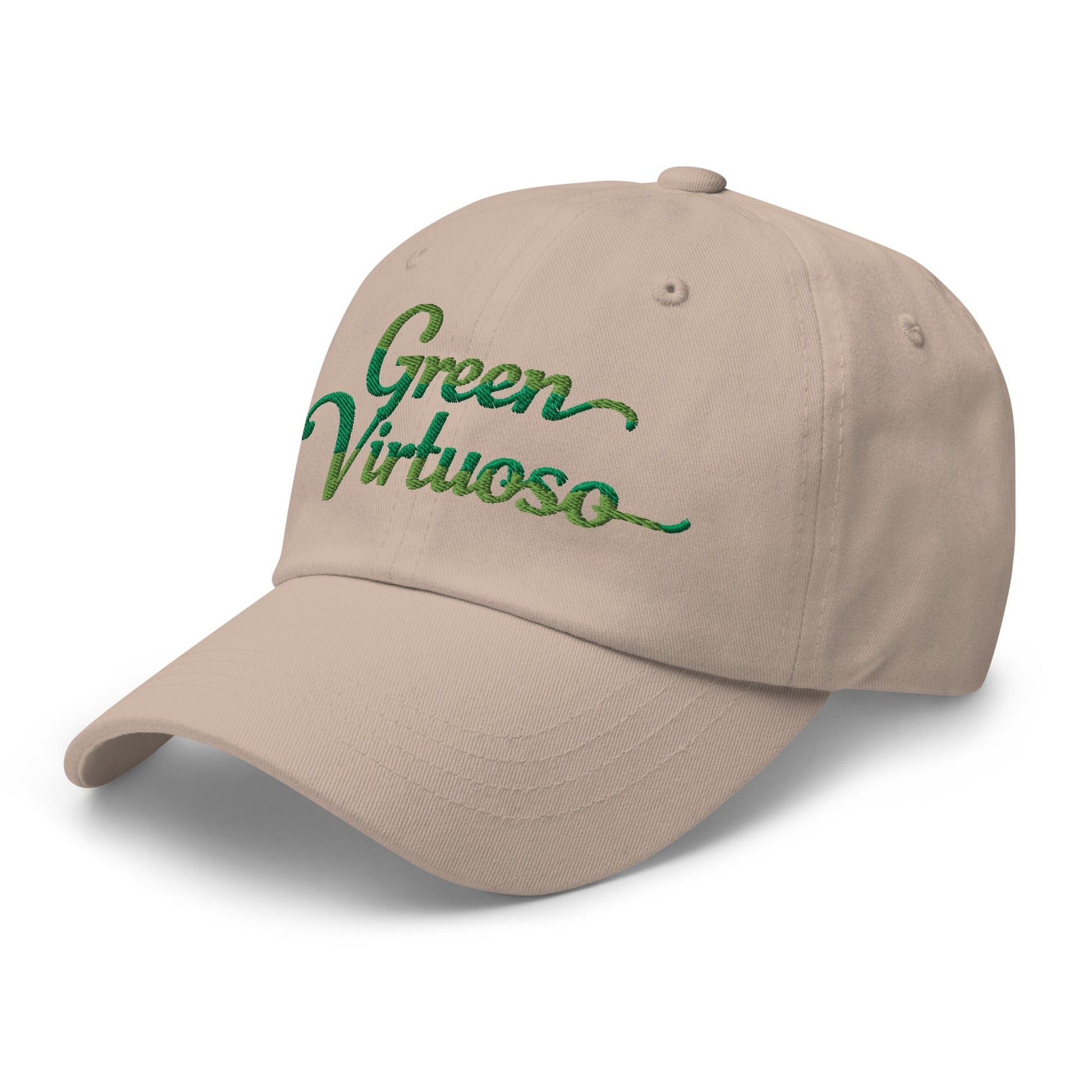 Green Virtuoso Engaging Fun Spirit Embroidered Golf Cap - Funny Golf Tee by Swing Epic