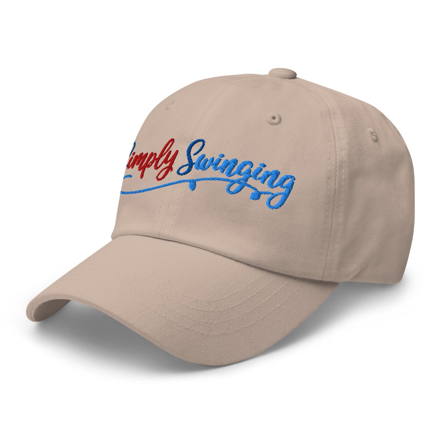 Simply Swinging Quirky Fun Embroidered Golf Cap - Funny Golf Tee by Swing Epic