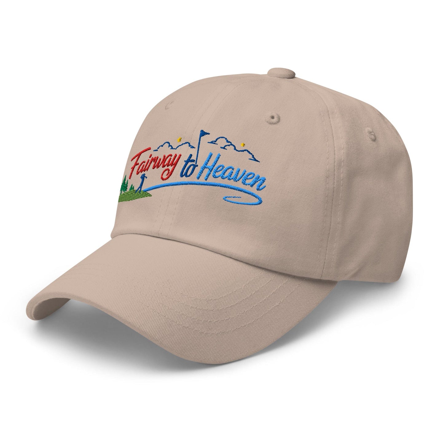 Fairway to Heaven Embroidered Golf Cap - Funny Golf Tee by Swing Epic