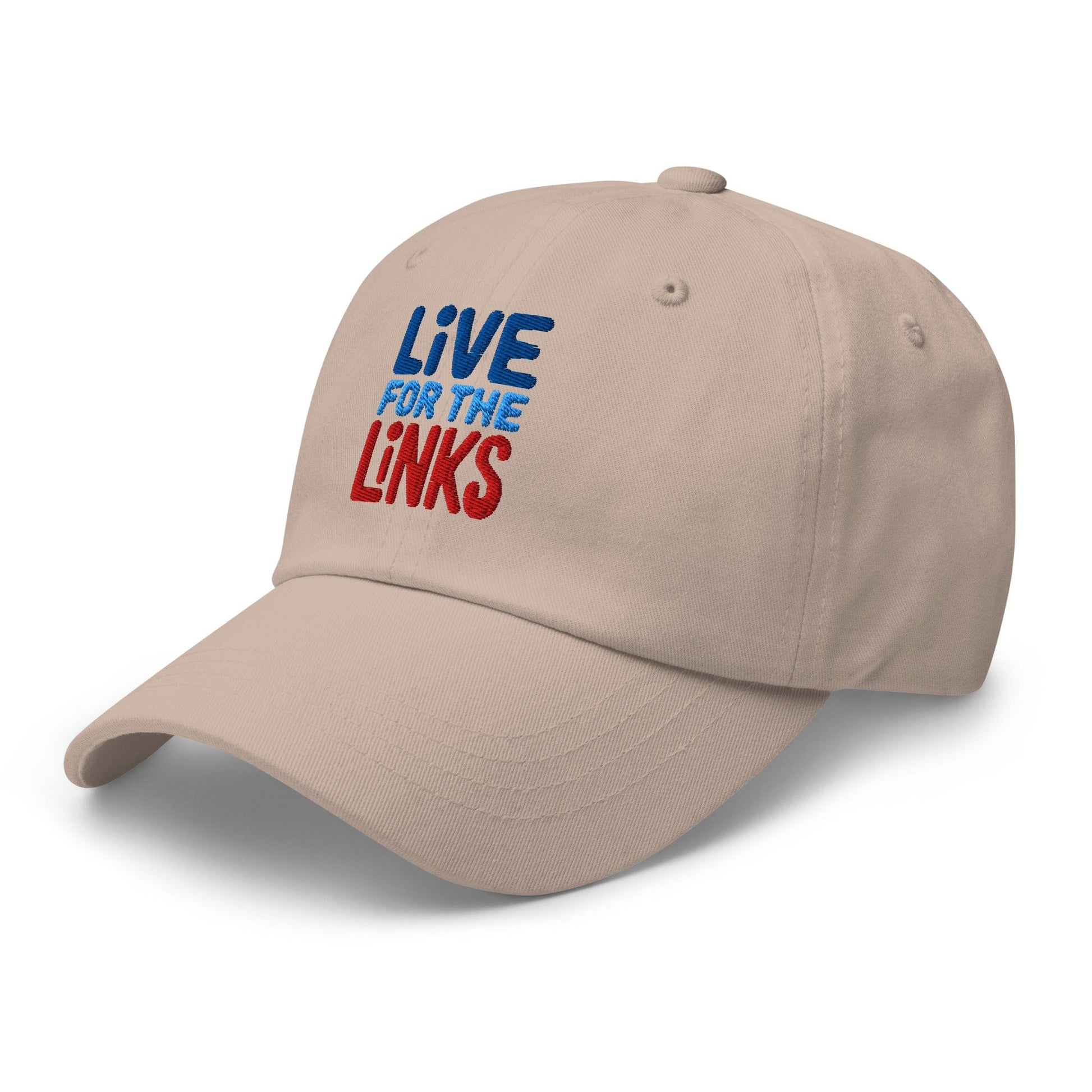 Live For The Links Fun Embroidered Golf Cap - Funny Golf Tee by Swing Epic