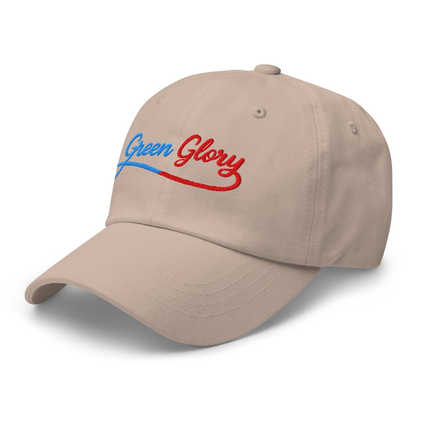 Green Glory Star Fun Floral Print Embroidered Golf Cap - Funny Golf Tee by Swing Epic