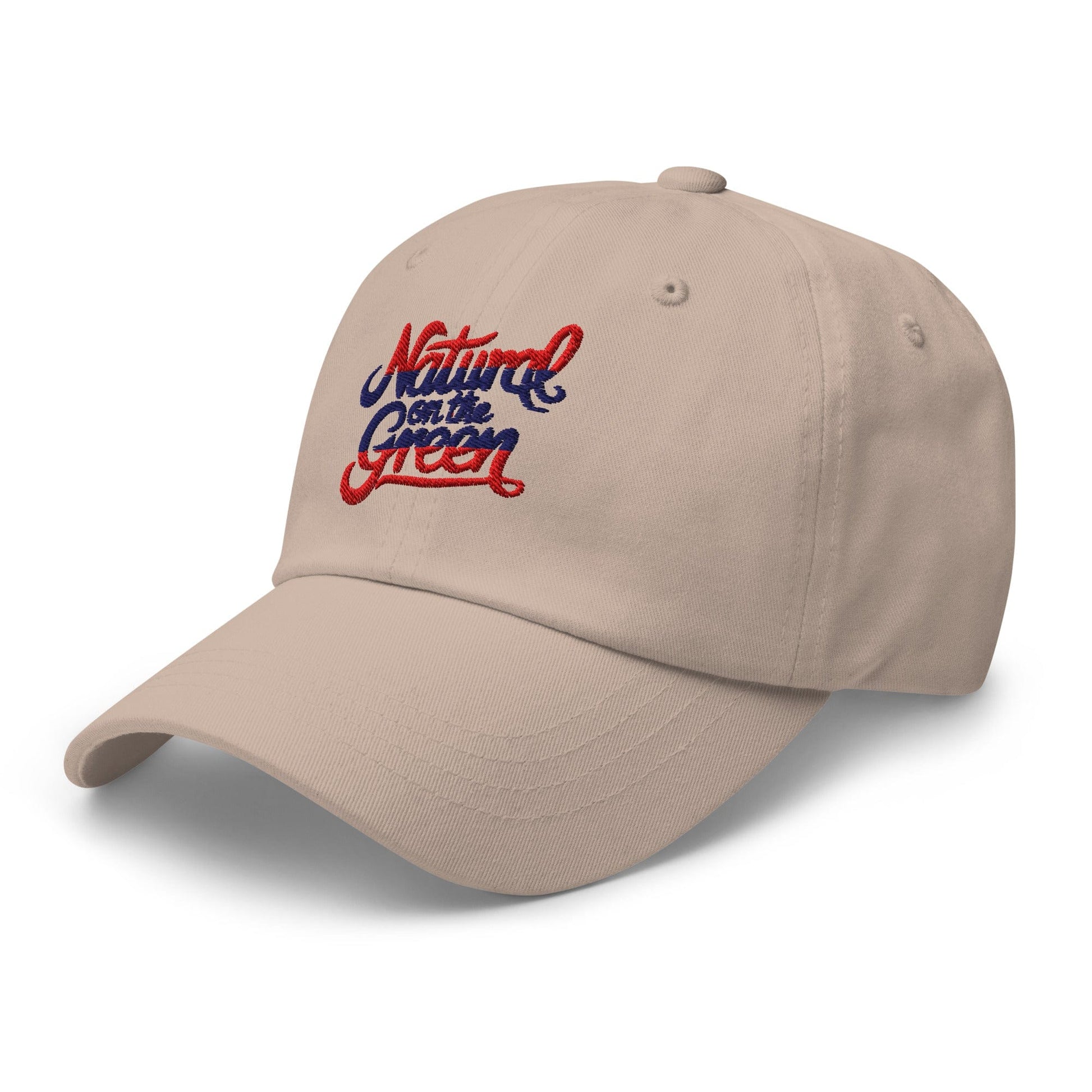 Natural on the Green Fun Embroidered Golf Cap - Funny Golf Tee by Swing Epic