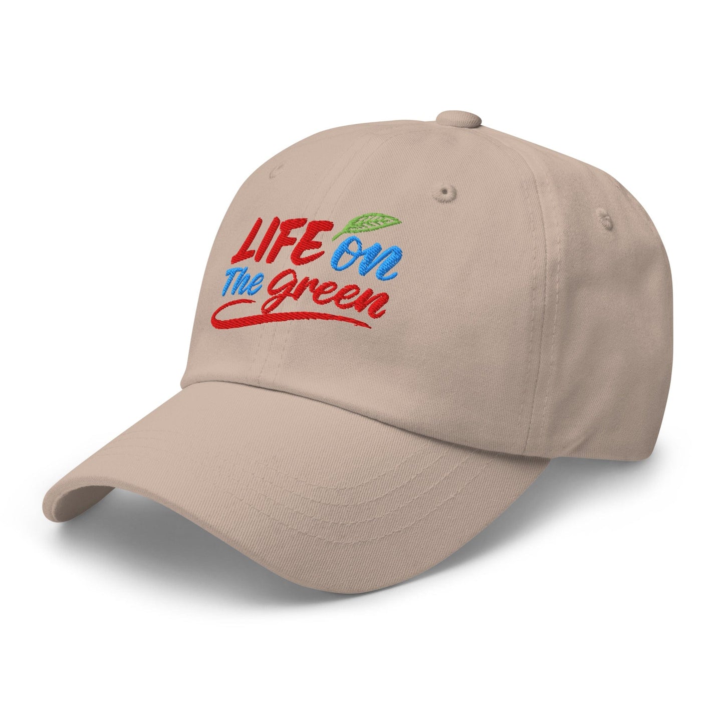 LIFE on The Green Embroidered Golf Cap - Funny Golf Tee by Swing Epic