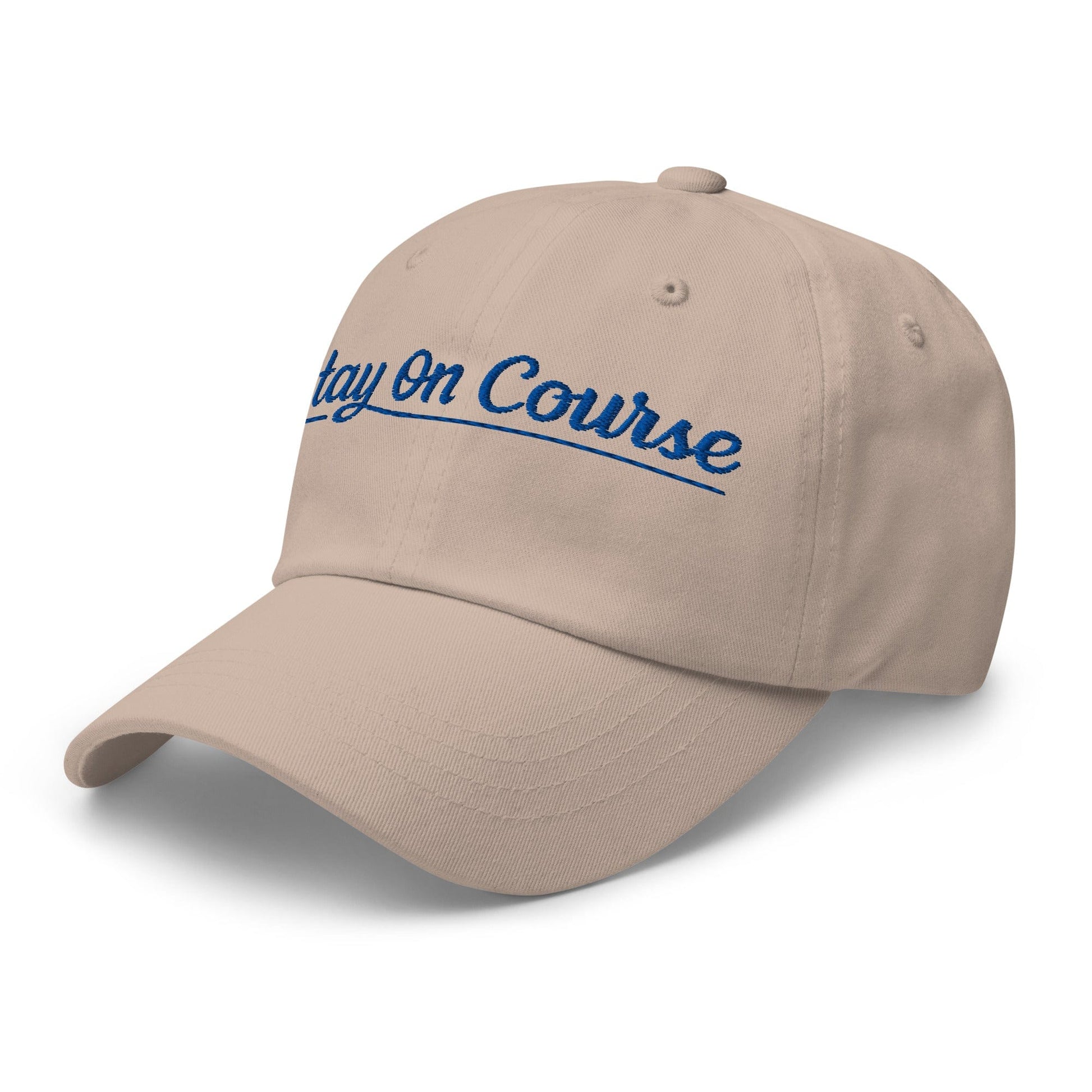 Stay On Course Embroidered Golf Cap - Funny Golf Tee by Swing Epic