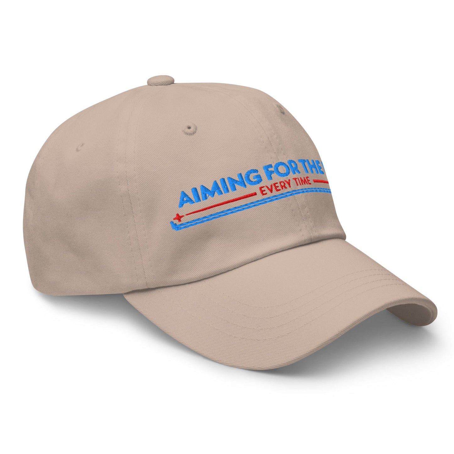 Aiming for the Pin Every Time Engaging Embroidered Golf Cap - Funny Golf Tee by Swing Epic