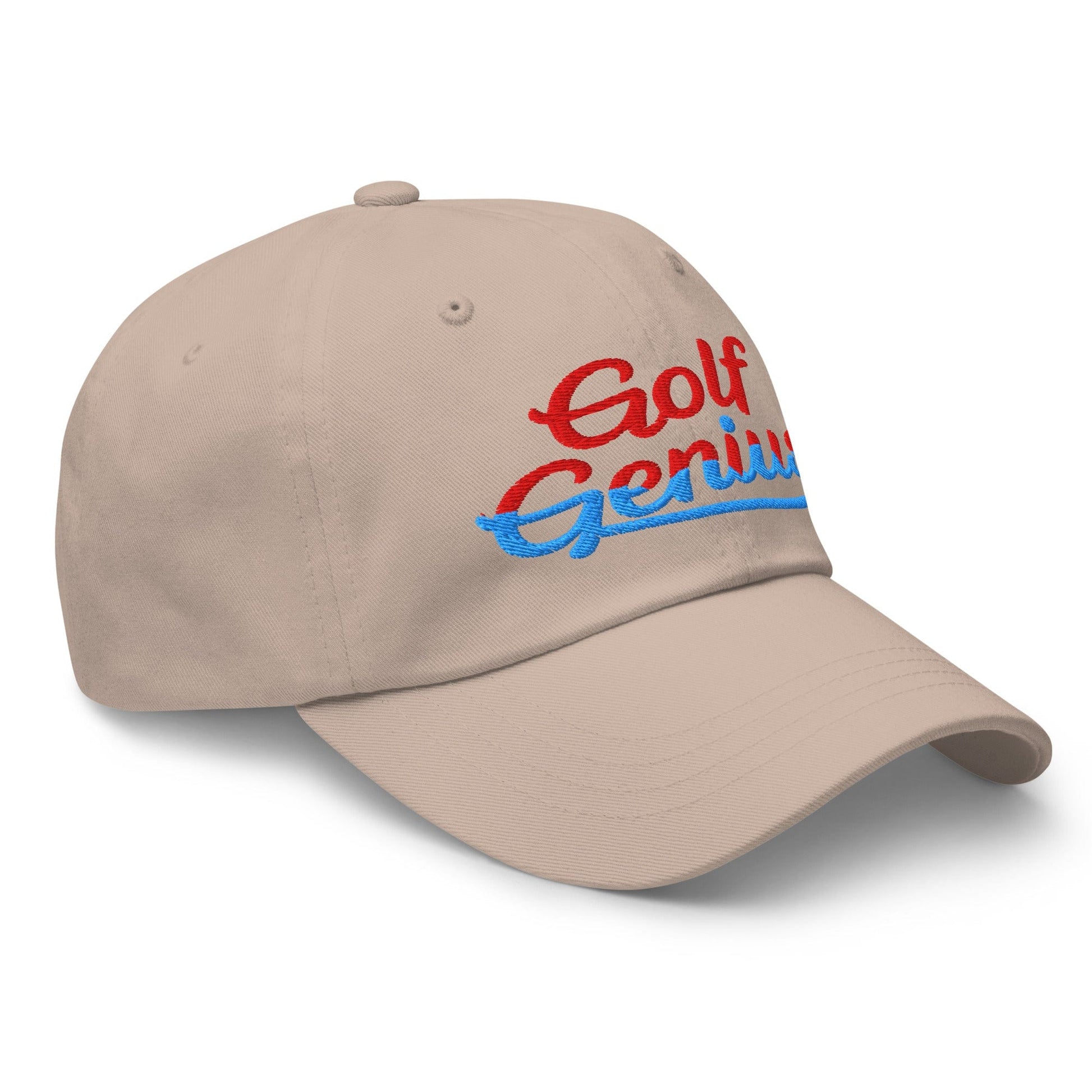 Golf Genius Quirky Fun Spirit Embroidered Golf Cap - Funny Golf Tee by Swing Epic