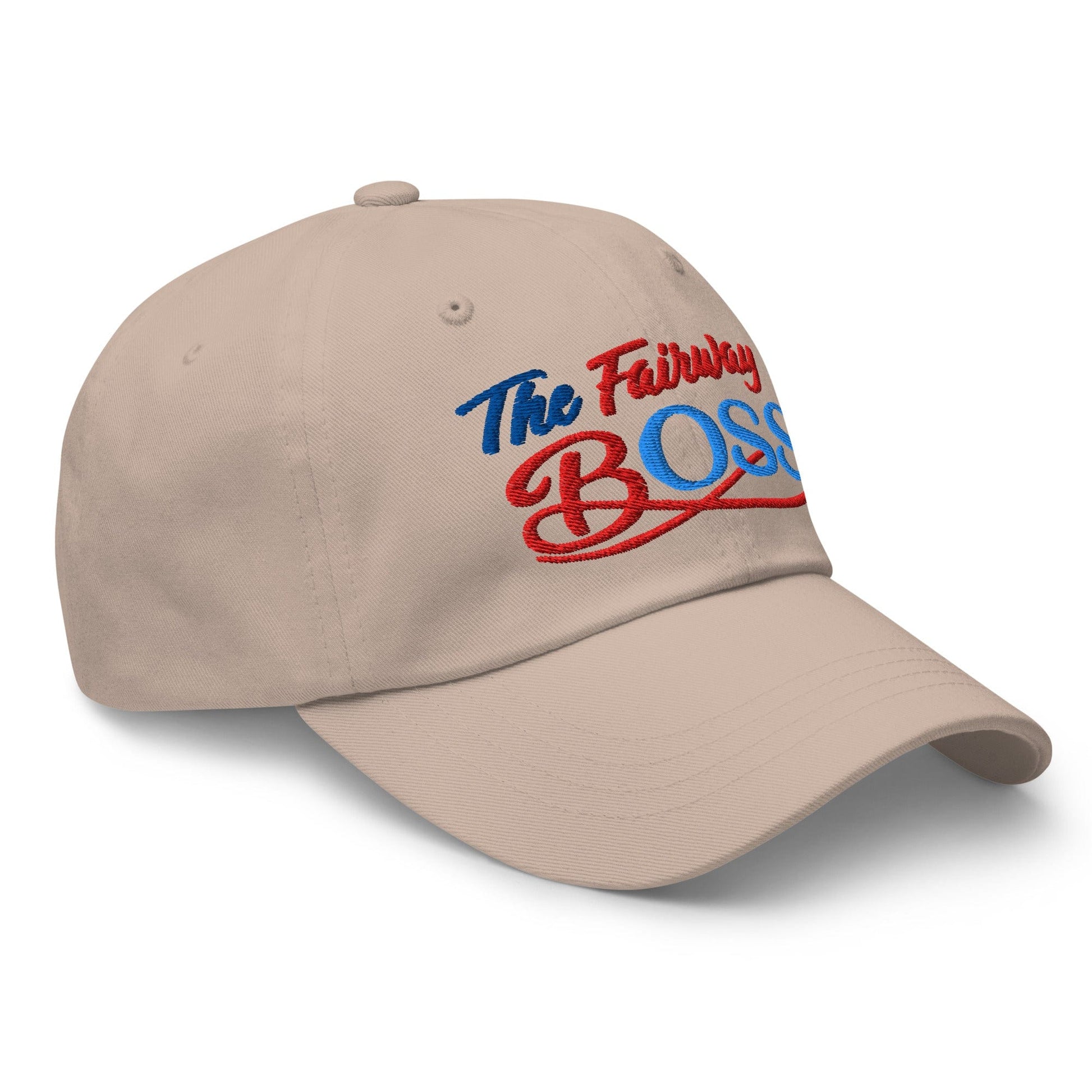 The Fairway Boss Sparkling Glitter Print Embroidered Golf Cap - Funny Golf Tee by Swing Epic
