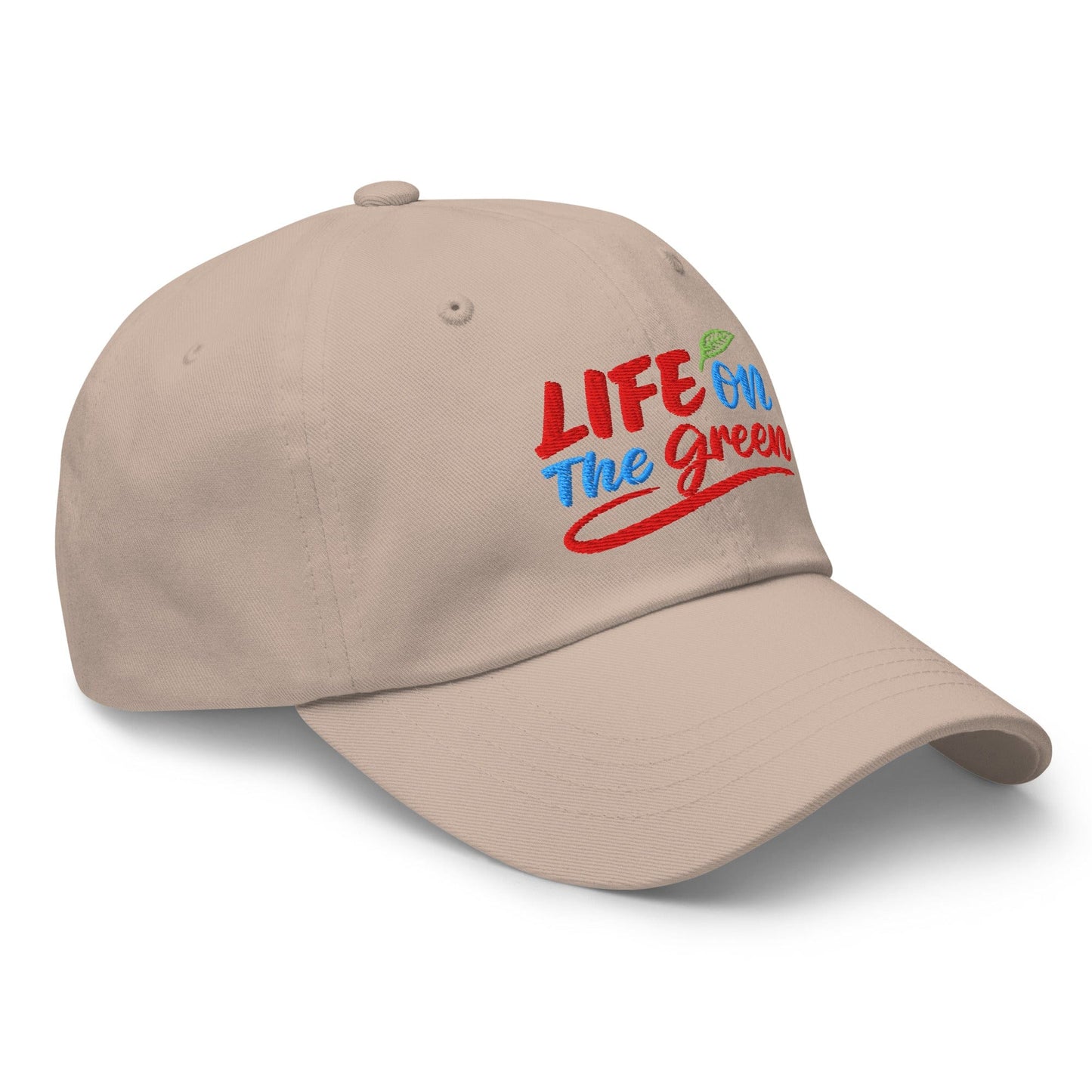 LIFE on The Green Embroidered Golf Cap - Funny Golf Tee by Swing Epic