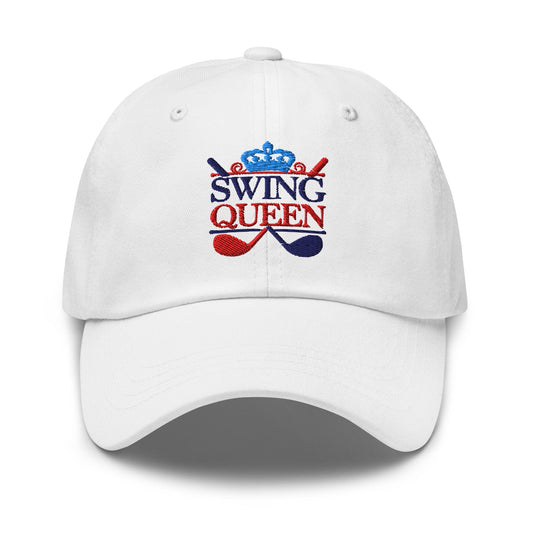 Swing Queen Embroidered Golf Cap - Funny Golf Tee by Swing Epic