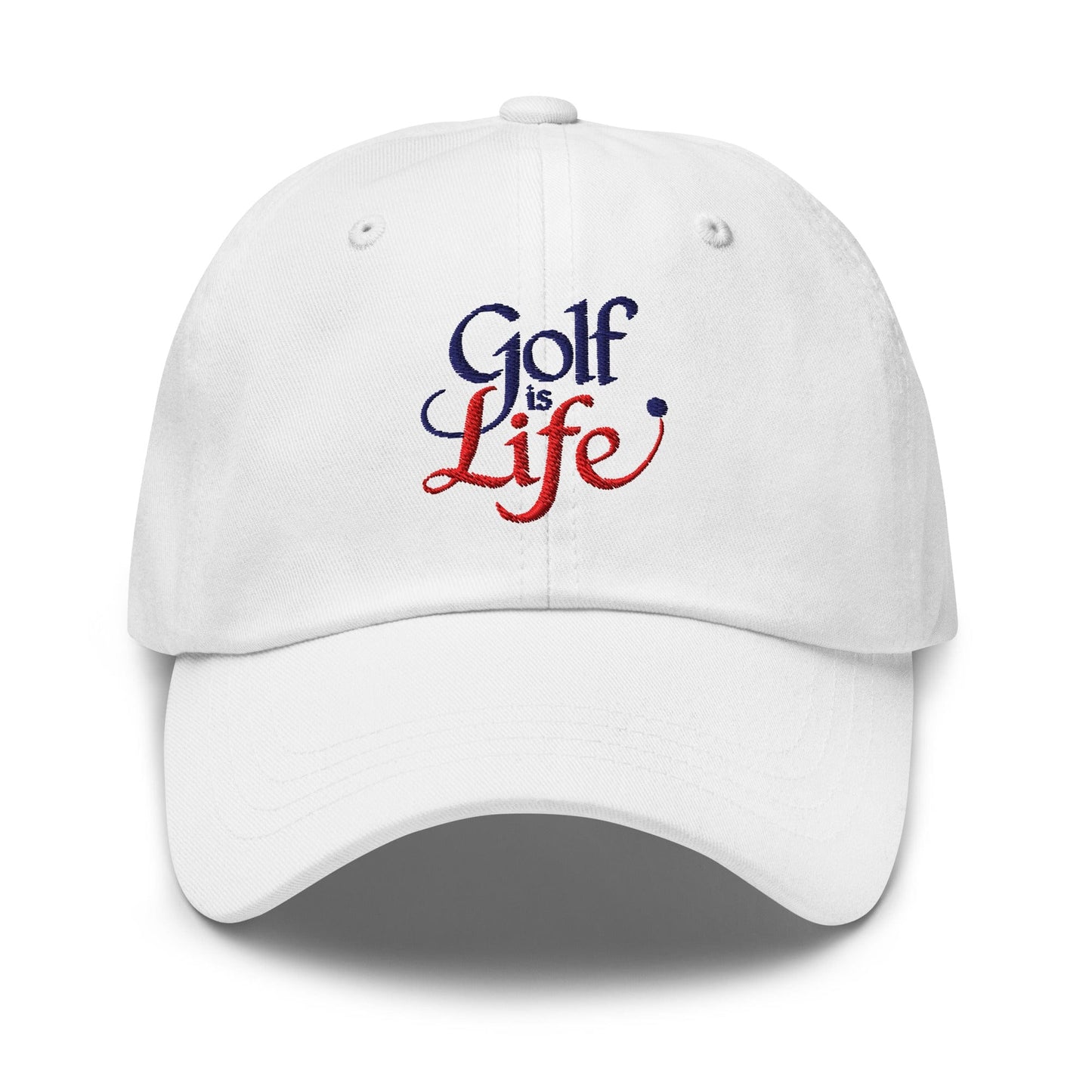 Golf is Life Embroidered Golf Cap - Funny Golf Tee by Swing Epic
