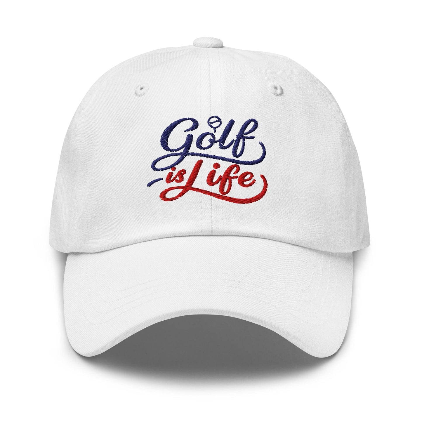 Golf is Life Embroidered Golf Cap - Funny Golf Tee by Swing Epic