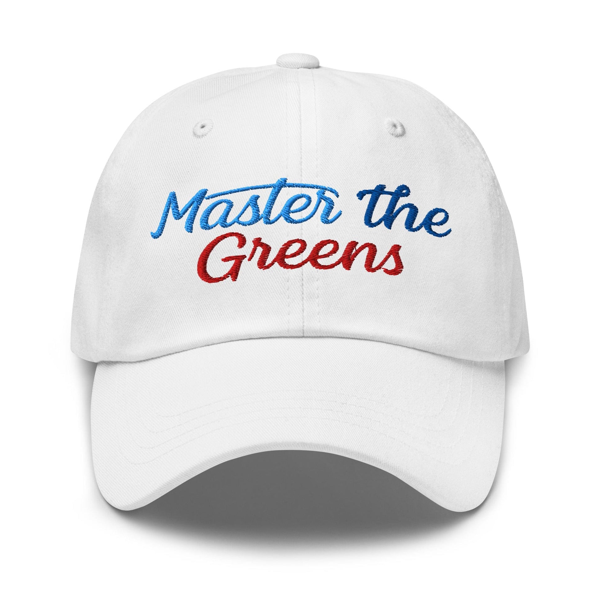 Master the Greens Embroidered Golf Cap - Funny Golf Tee by Swing Epic