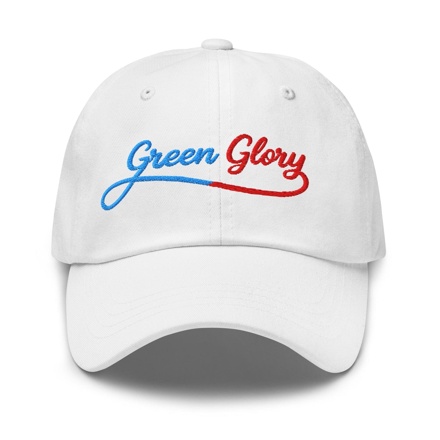 Green Glory Star Fun Floral Print Embroidered Golf Cap - Funny Golf Tee by Swing Epic