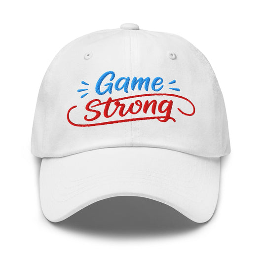 Game Strong Embroidered Golf Cap - Funny Golf Tee by Swing Epic
