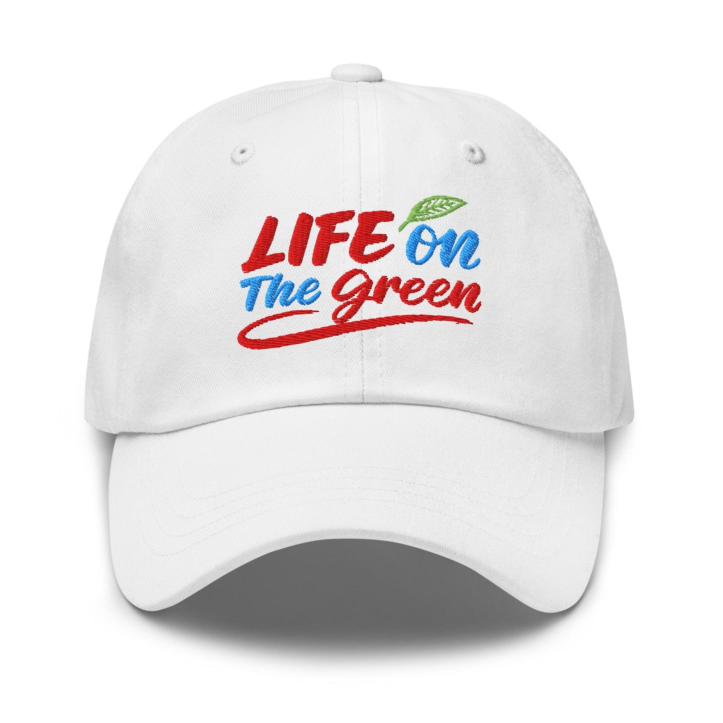 LIFE on The Green Embroidered Golf Cap - Funny Golf Tee by Swing Epic
