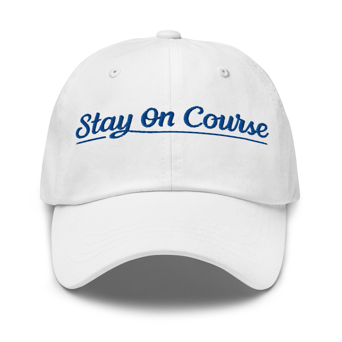 Stay On Course Embroidered Golf Cap - Funny Golf Tee by Swing Epic