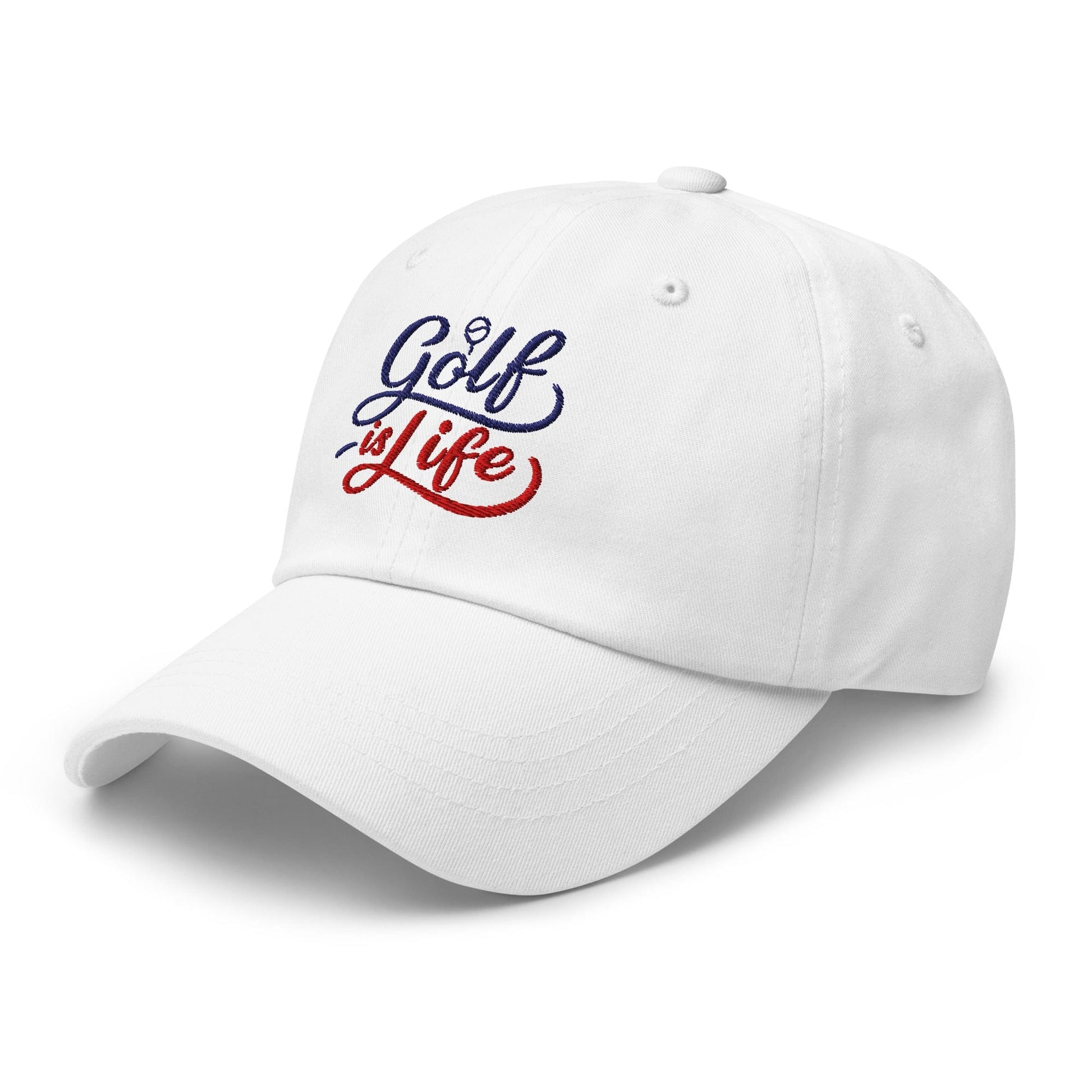 Golf is Life Embroidered Golf Cap - Funny Golf Tee by Swing Epic