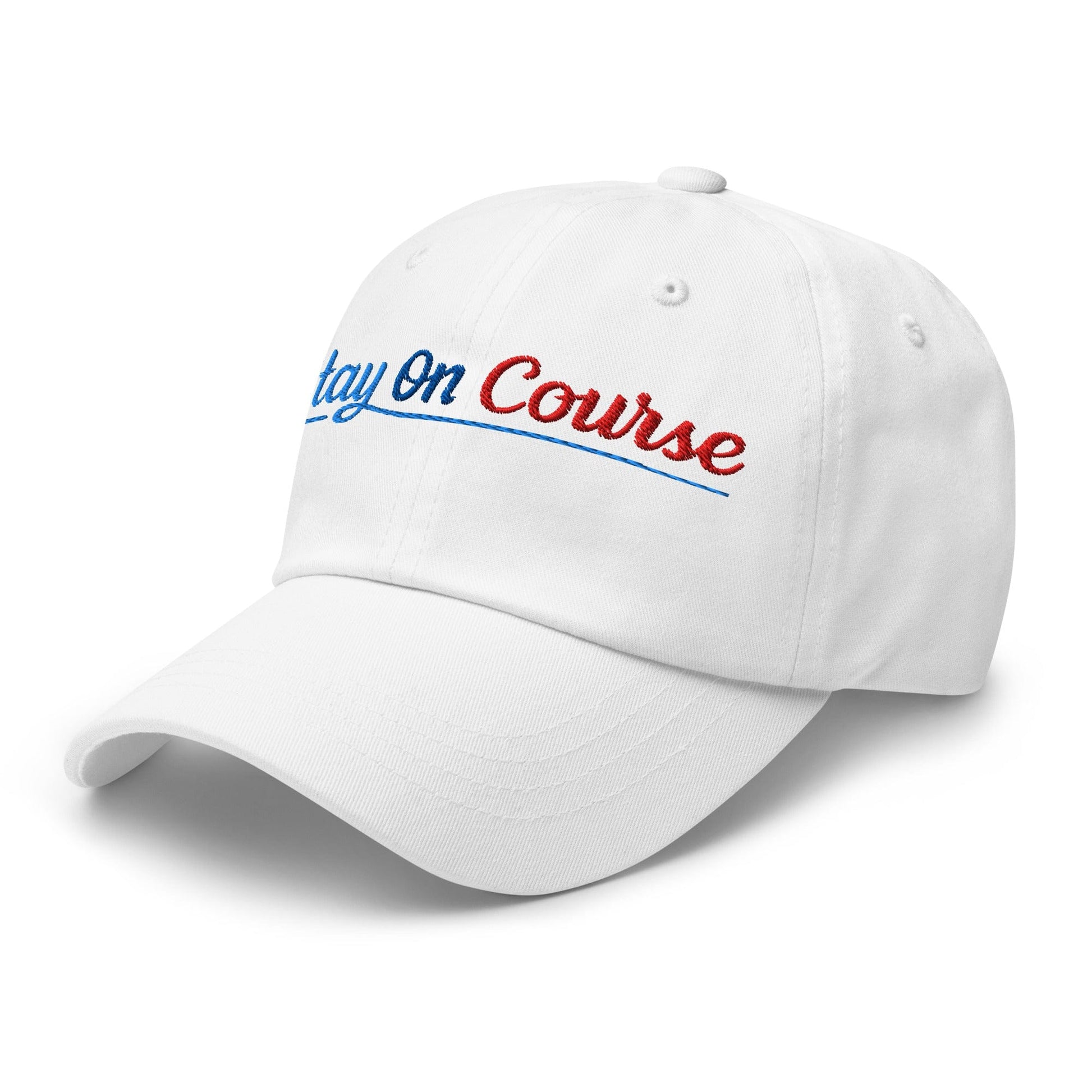 Stay On Course Embroidered Golf Cap - Funny Golf Tee by Swing Epic