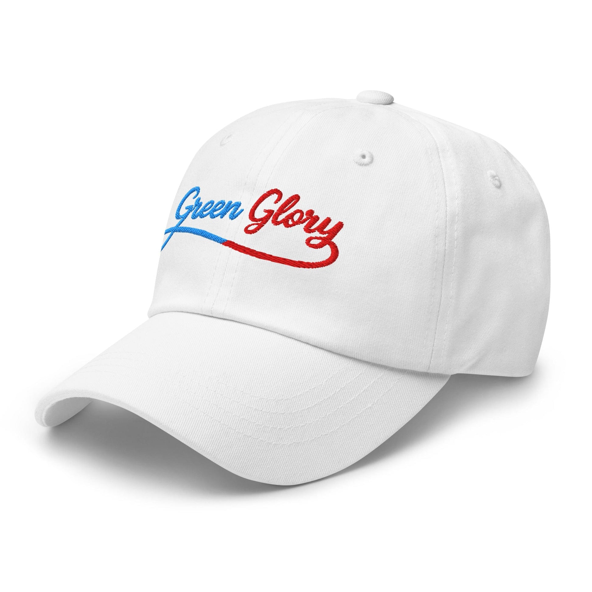 Green Glory Star Fun Floral Print Embroidered Golf Cap - Funny Golf Tee by Swing Epic
