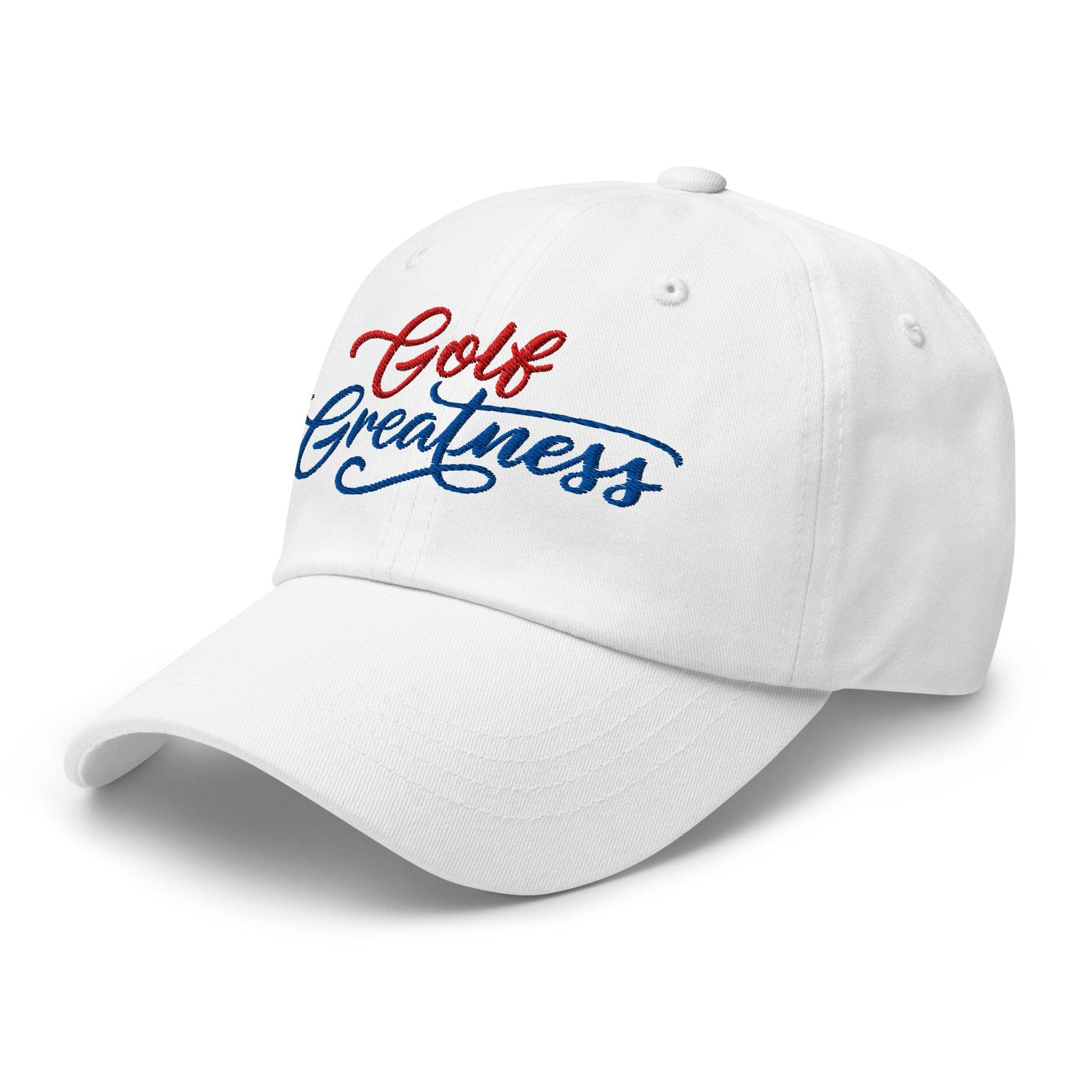 Golf Greatness Embroidered Golf Cap - Funny Golf Tee by Swing Epic