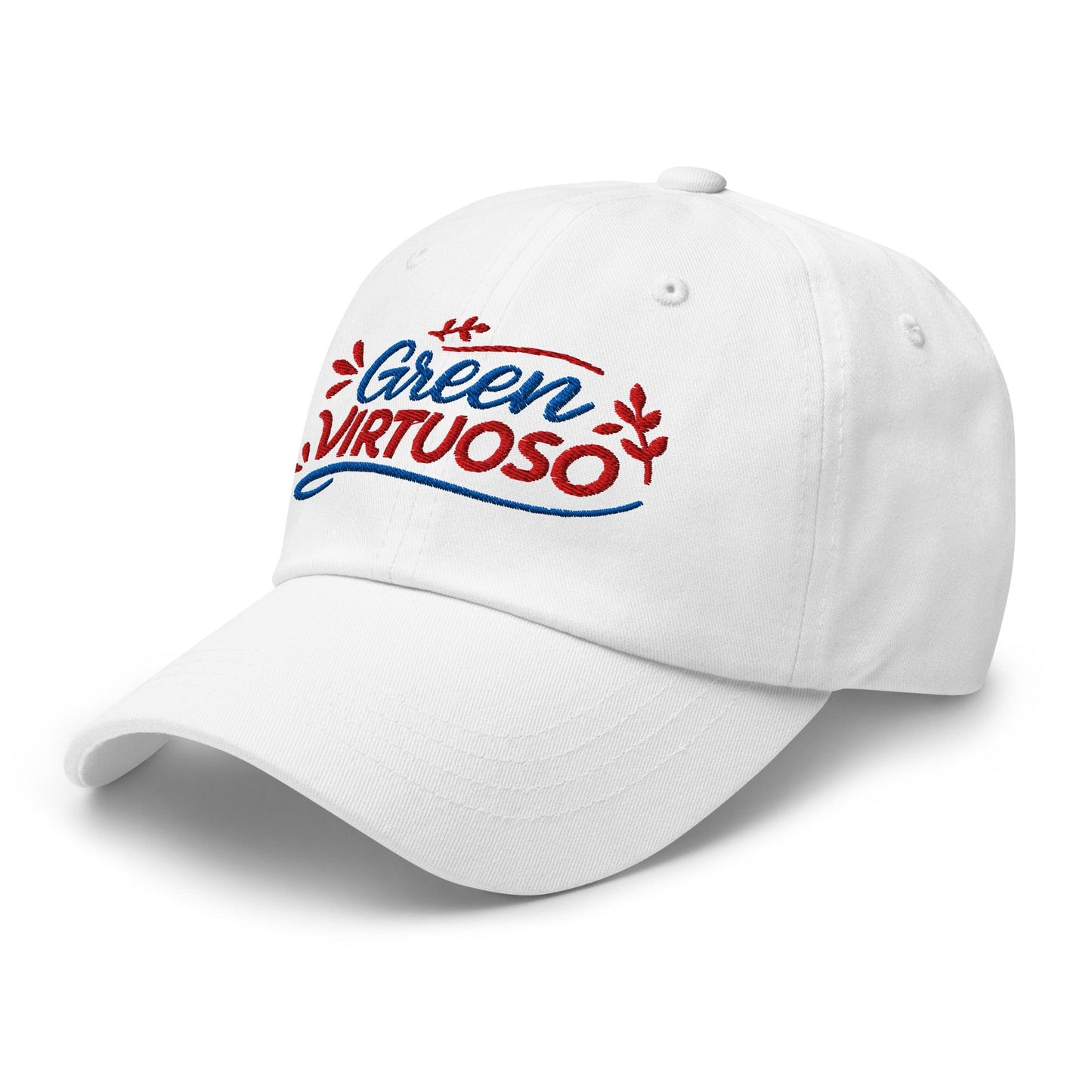 Green Virtuoso Masterpiece Design Embroidered Golf Cap - Funny Golf Tee by Swing Epic