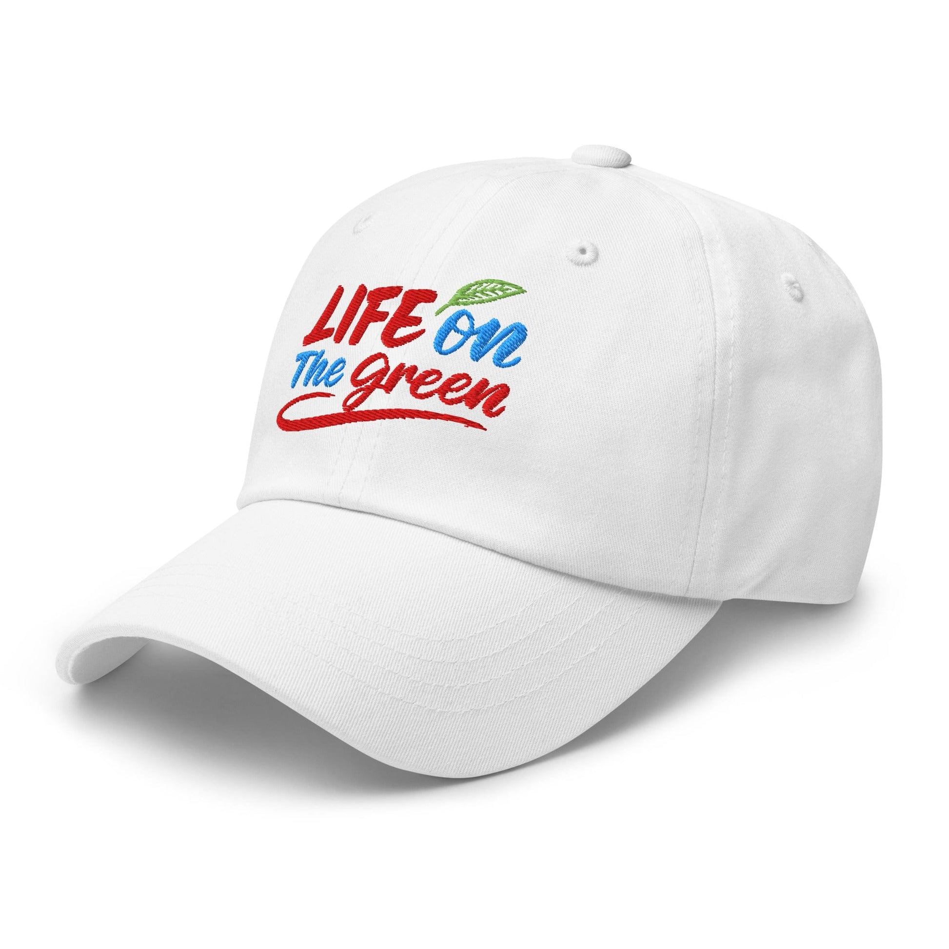 LIFE on The Green Embroidered Golf Cap - Funny Golf Tee by Swing Epic
