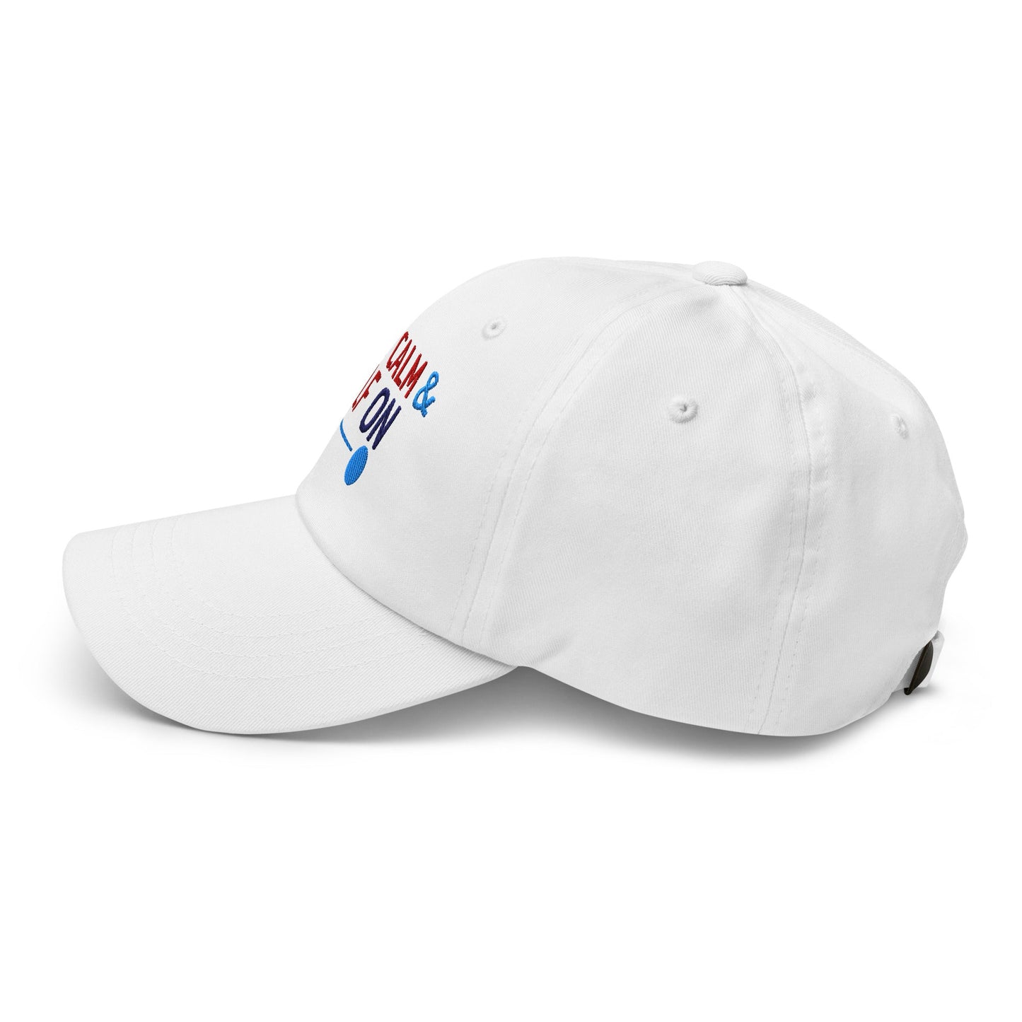 Stay Calm & Golf On Funny Embroidered Golf Cap - Funny Golf Tee by Swing Epic