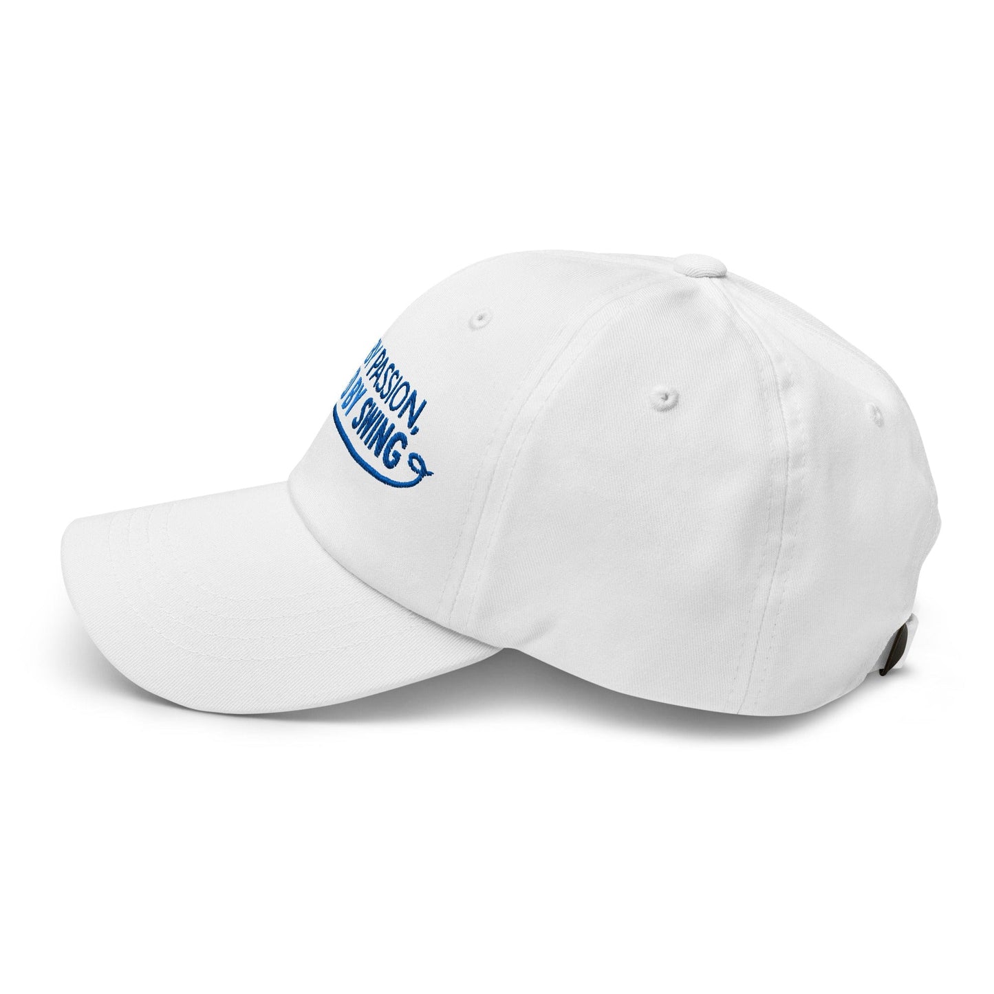 Driven by Passion Powered by Swing Embroidered Golf Cap - Funny Golf Tee by Swing Epic