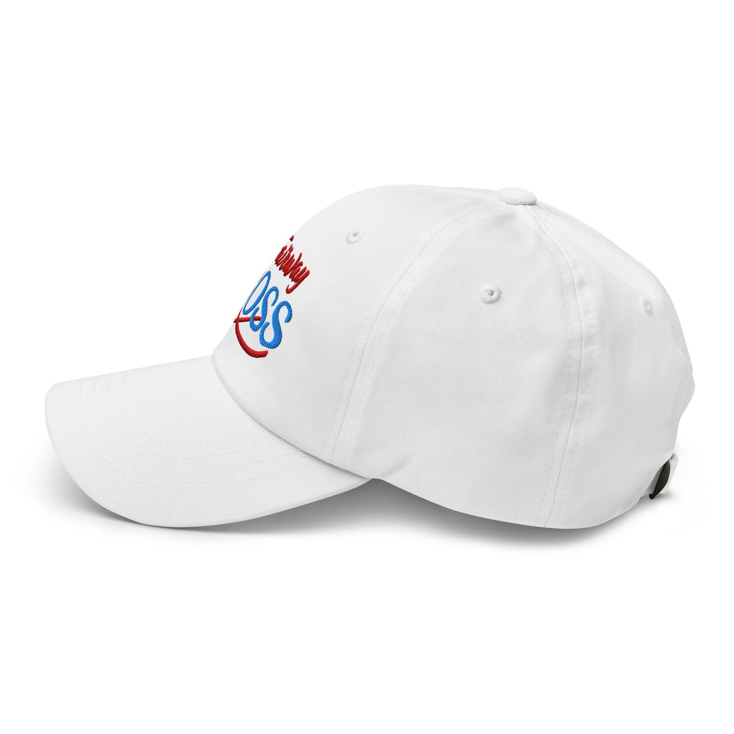The Fairway Boss Sparkling Glitter Print Embroidered Golf Cap - Funny Golf Tee by Swing Epic