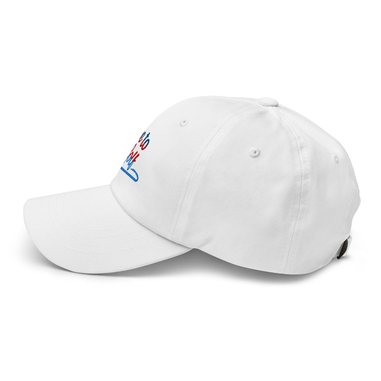 Live to Golf Fun Embroidered Golf Cap - Funny Golf Tee by Swing Epic