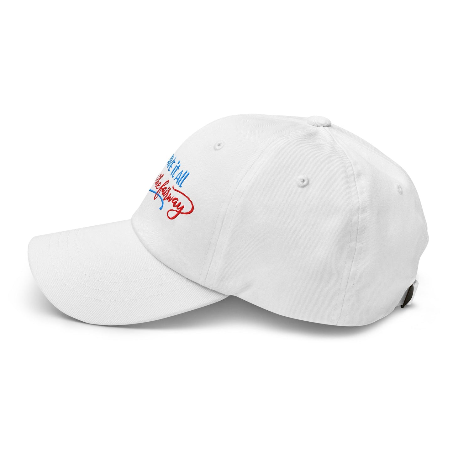Leave it All on The Fairway Fun and Unique Embroidered Golf Cap - Funny Golf Tee by Swing Epic
