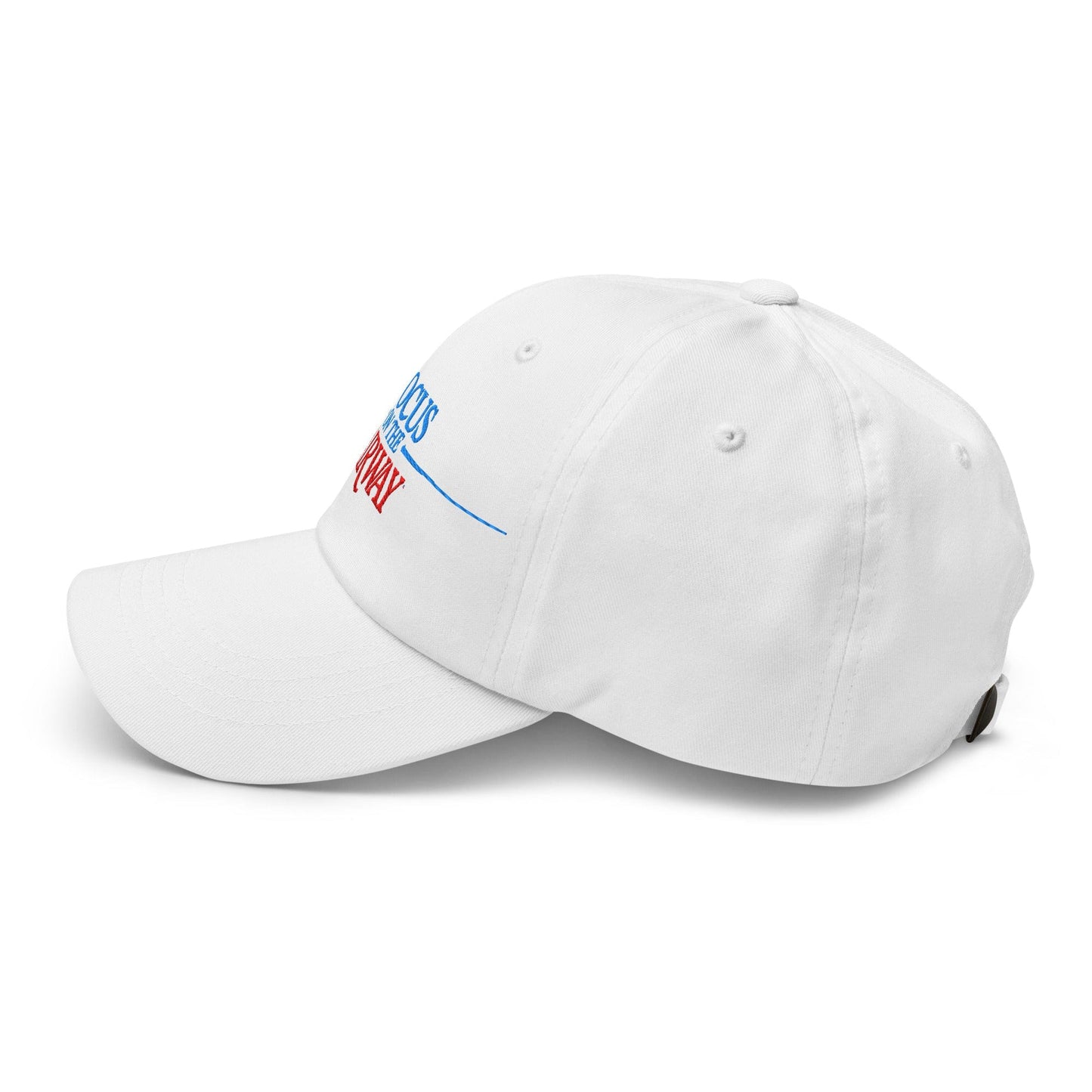 Focus on the Fairway Embroidered Golf Cap - Funny Golf Tee by Swing Epic