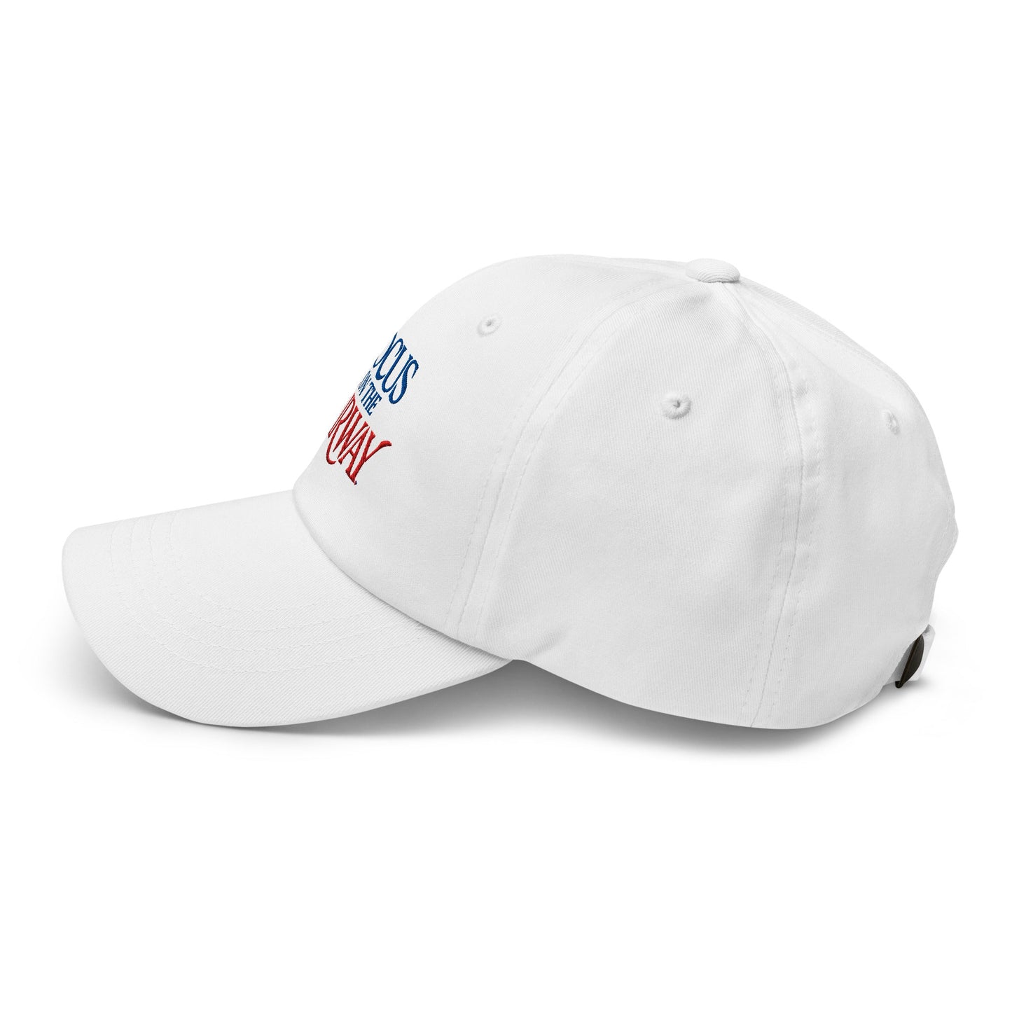 Focus on the Fairway Embroidered Golf Cap - Funny Golf Tee by Swing Epic