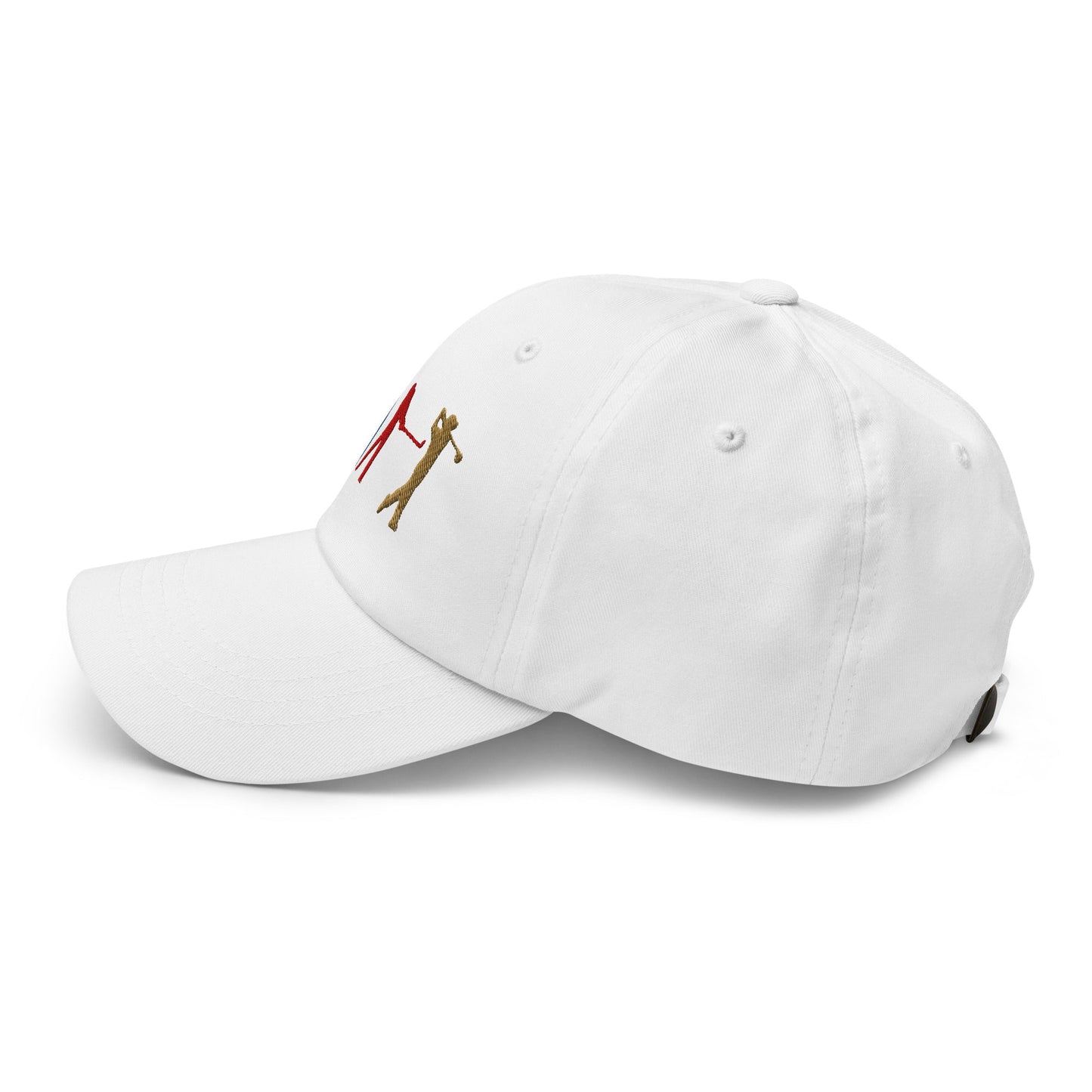Four Swinging Silhouettes Dynamic Embroidered Golf Cap - Funny Golf Tee by Swing Epic