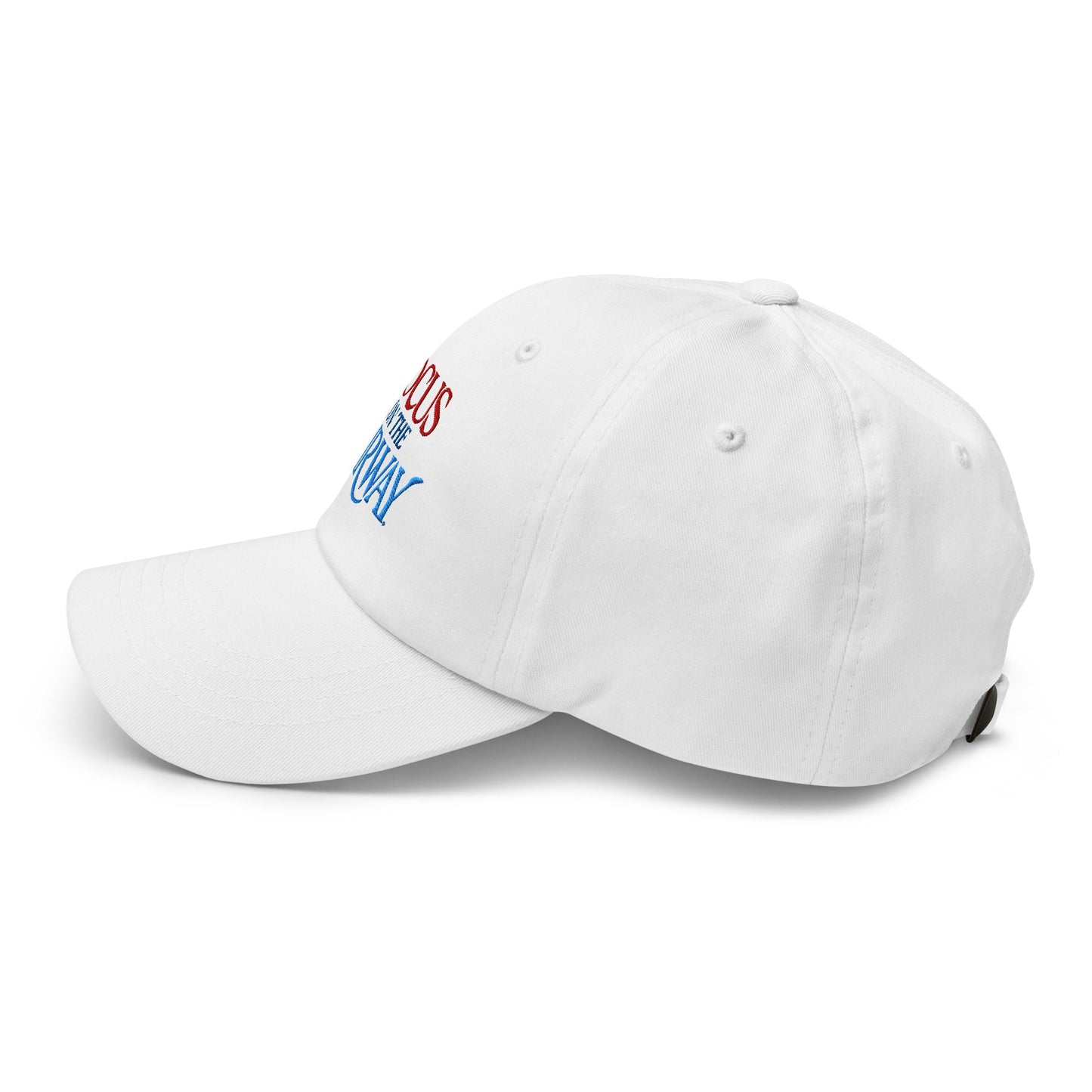 Focus on the Fairway Embroidered Golf Cap - Funny Golf Tee by Swing Epic