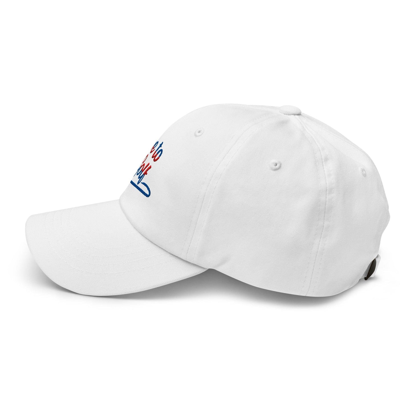 Live to Golf Fun Embroidered Golf Cap - Funny Golf Tee by Swing Epic