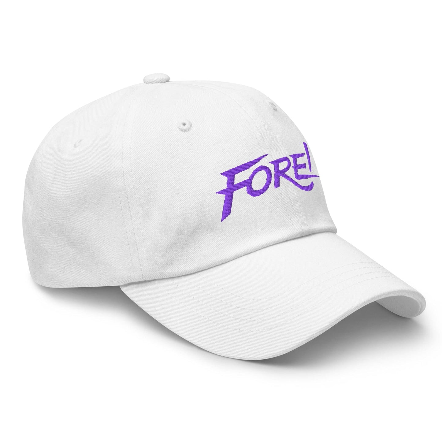 FORE Lookout Fun Embroidered Golf Cap - Funny Golf Tee by Swing Epic
