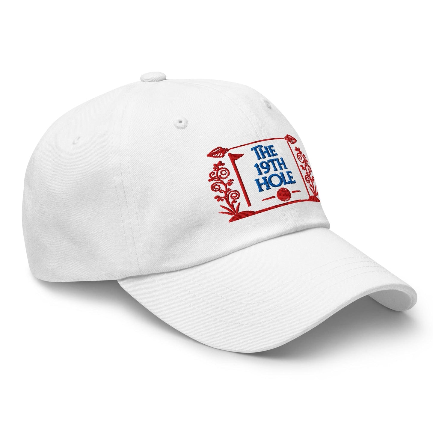 The 19th Hole Fun Embroidered Golf Cap - Funny Golf Tee by Swing Epic