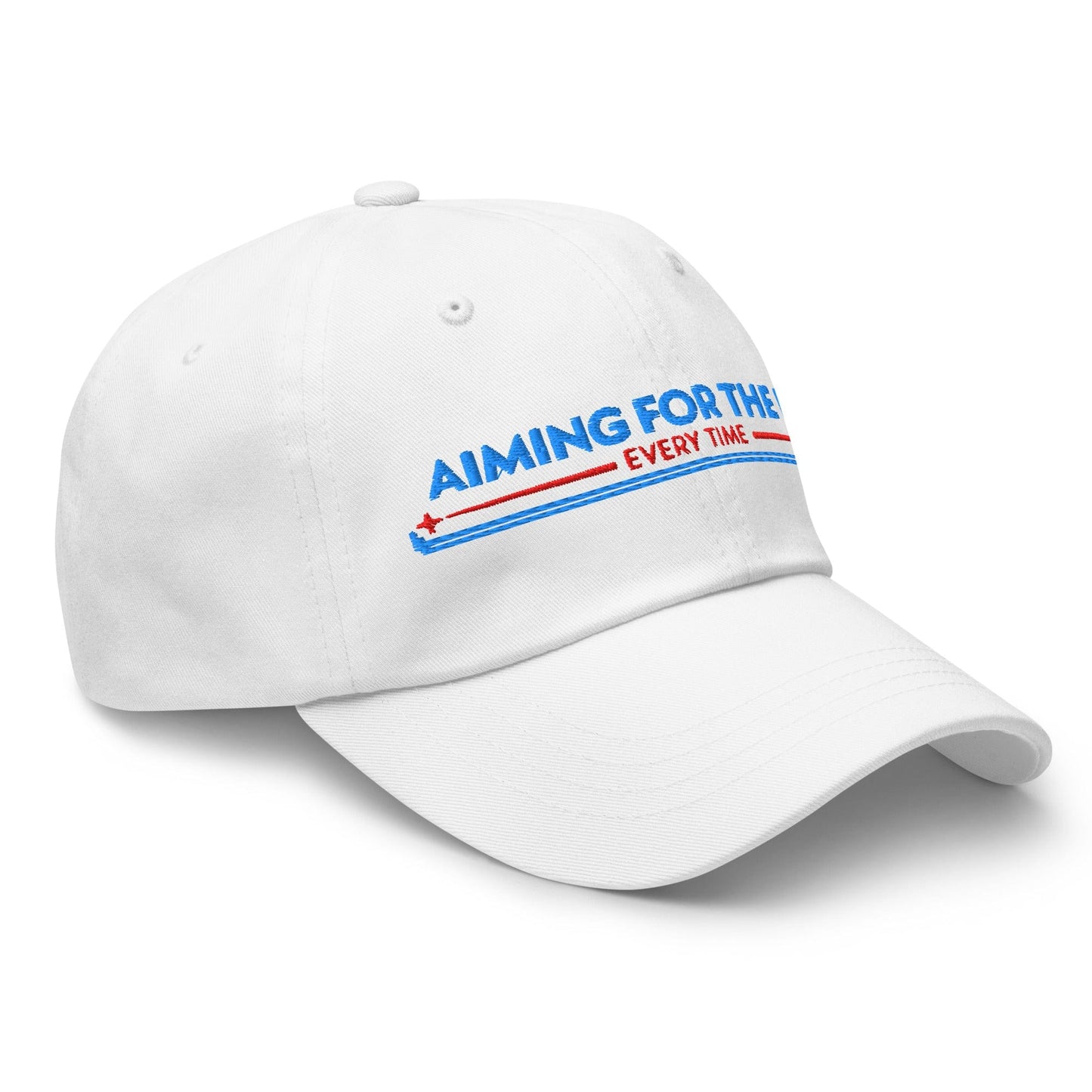 Aiming for the Pin Every Time Engaging Embroidered Golf Cap - Funny Golf Tee by Swing Epic
