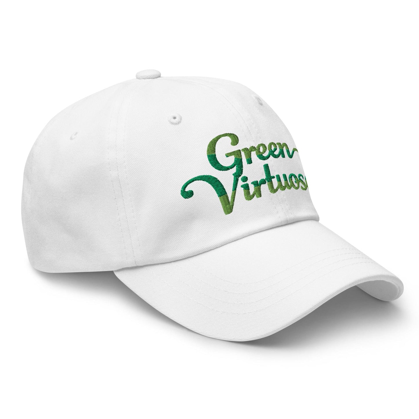 Green Virtuoso Engaging Fun Spirit Embroidered Golf Cap - Funny Golf Tee by Swing Epic