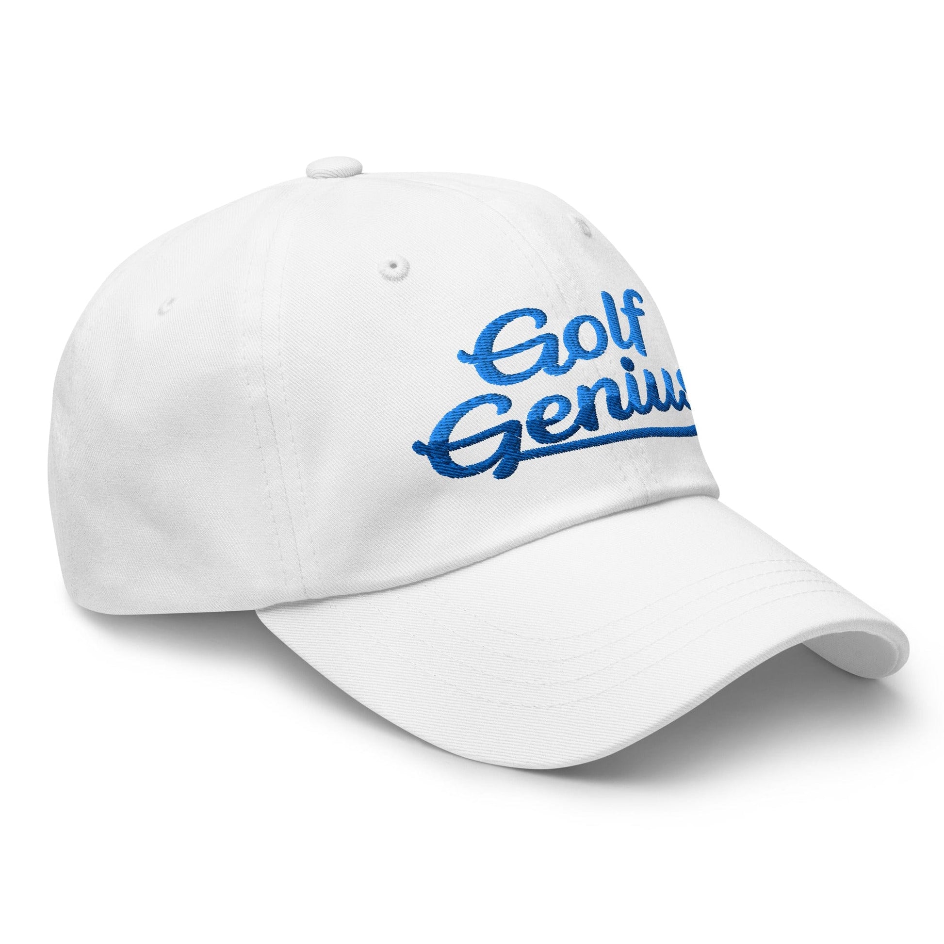 Golf Genius Quirky Fun Spirit Embroidered Golf Cap - Funny Golf Tee by Swing Epic