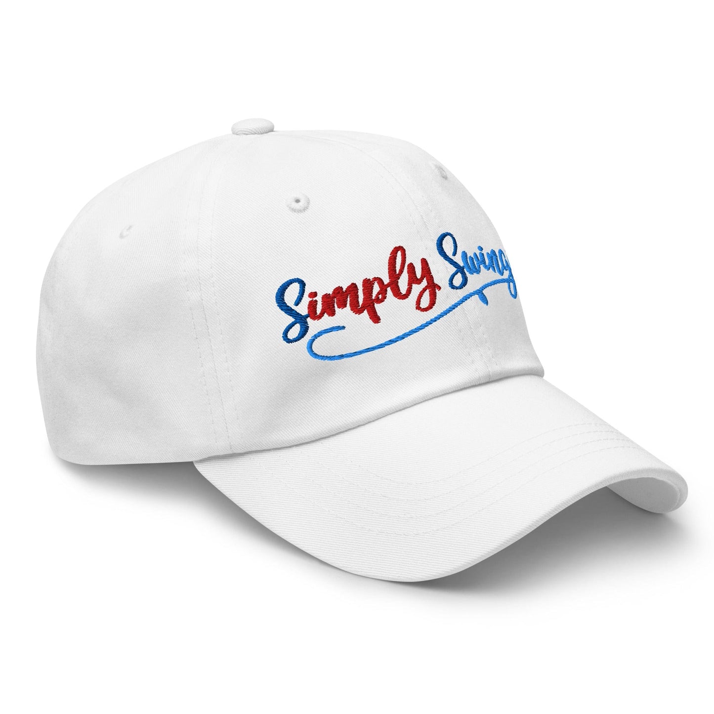 Simply Swinging Quirky Fun Embroidered Golf Cap - Funny Golf Tee by Swing Epic