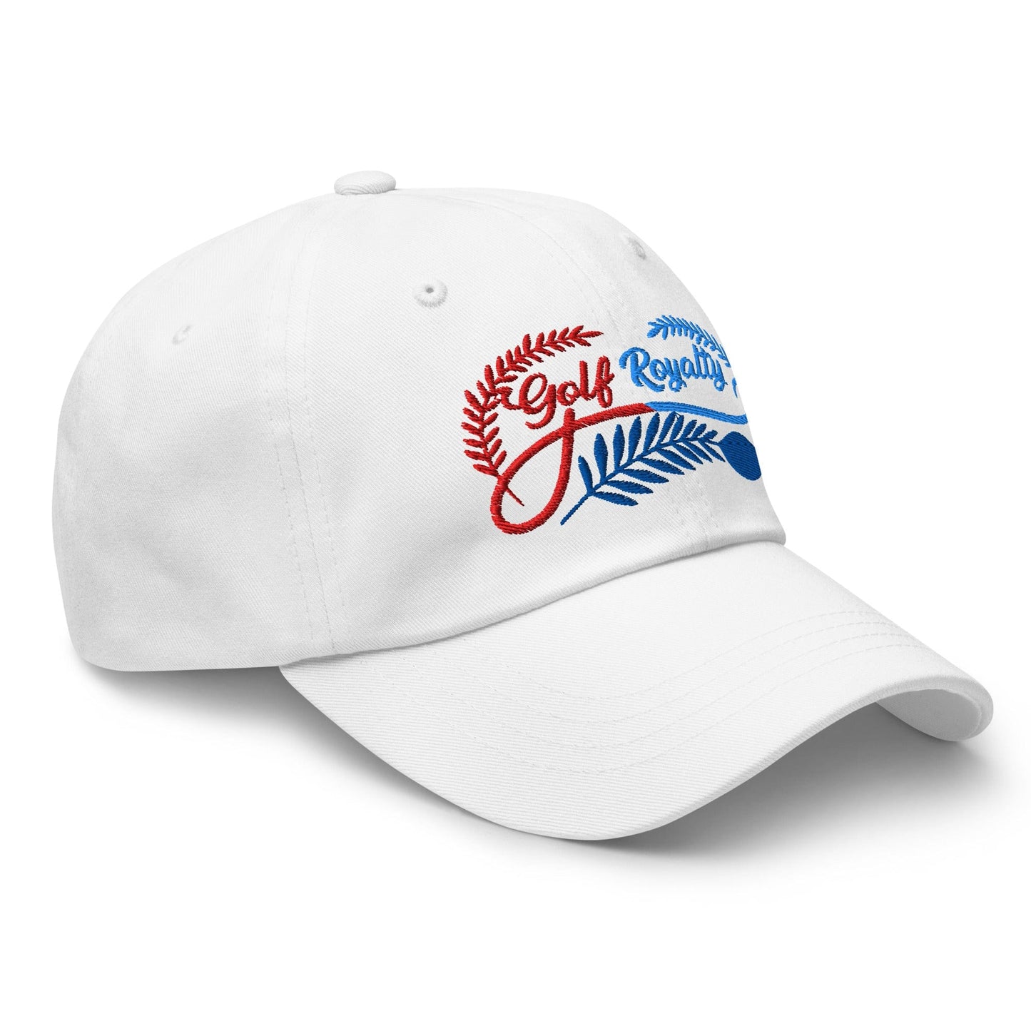Golf Royalty Fun Design Embroidered Golf Cap - Funny Golf Tee by Swing Epic