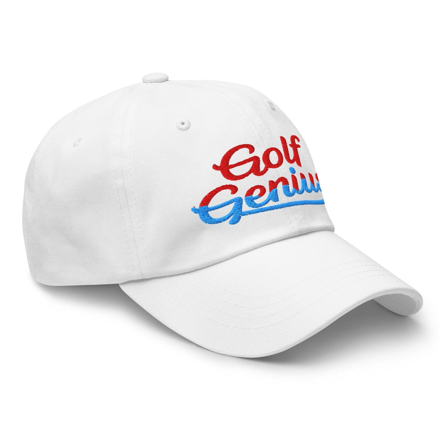 Golf Genius Quirky Fun Spirit Embroidered Golf Cap - Funny Golf Tee by Swing Epic