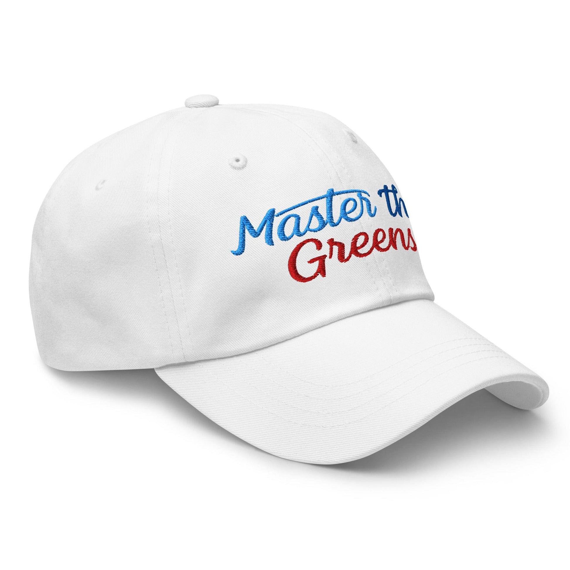 Master the Greens Embroidered Golf Cap - Funny Golf Tee by Swing Epic