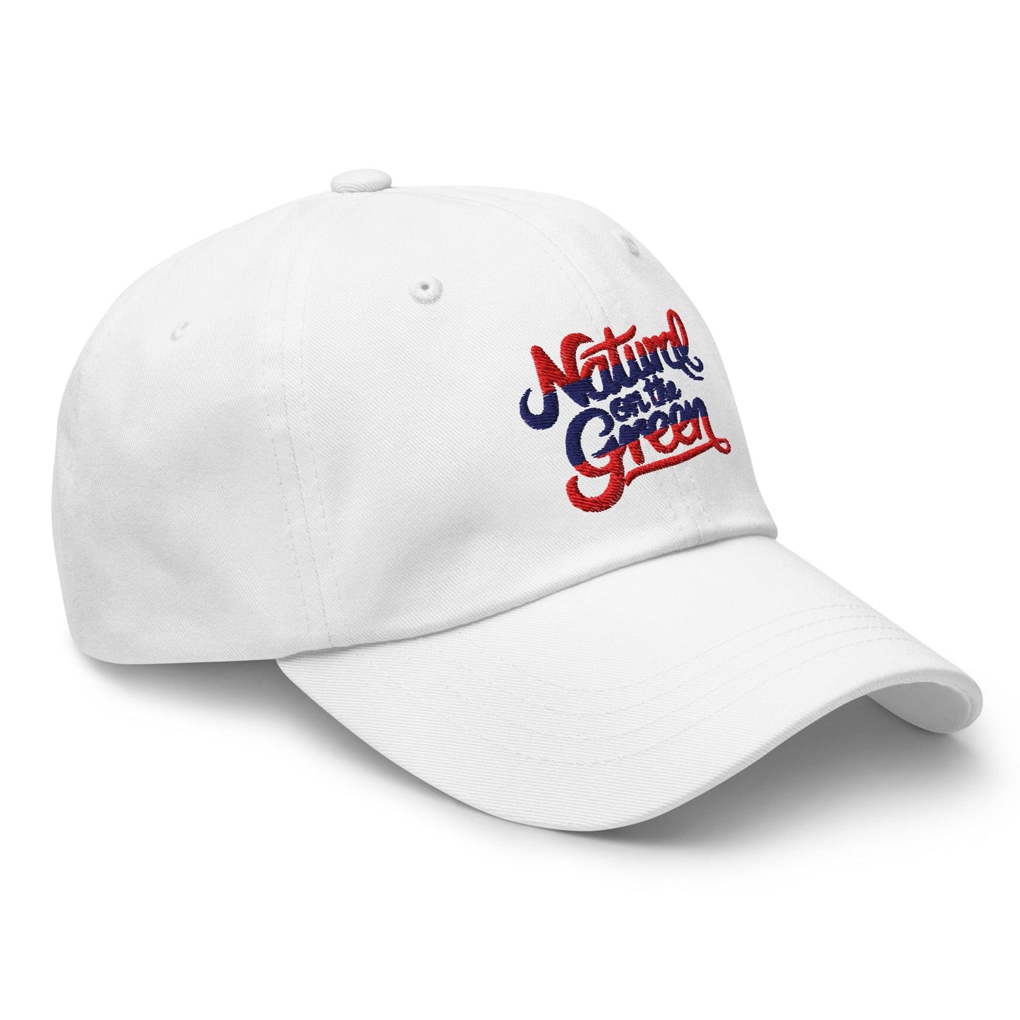 Natural on the Green Fun Embroidered Golf Cap - Funny Golf Tee by Swing Epic
