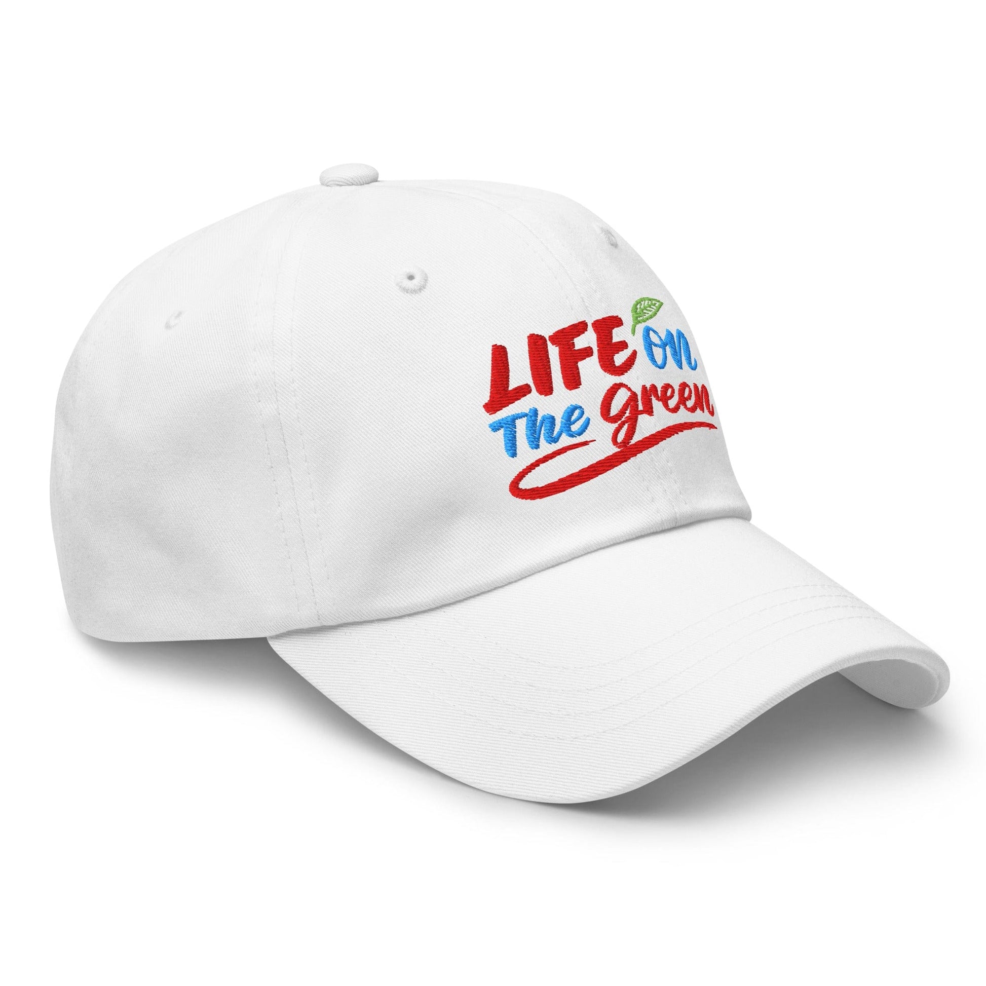 LIFE on The Green Embroidered Golf Cap - Funny Golf Tee by Swing Epic
